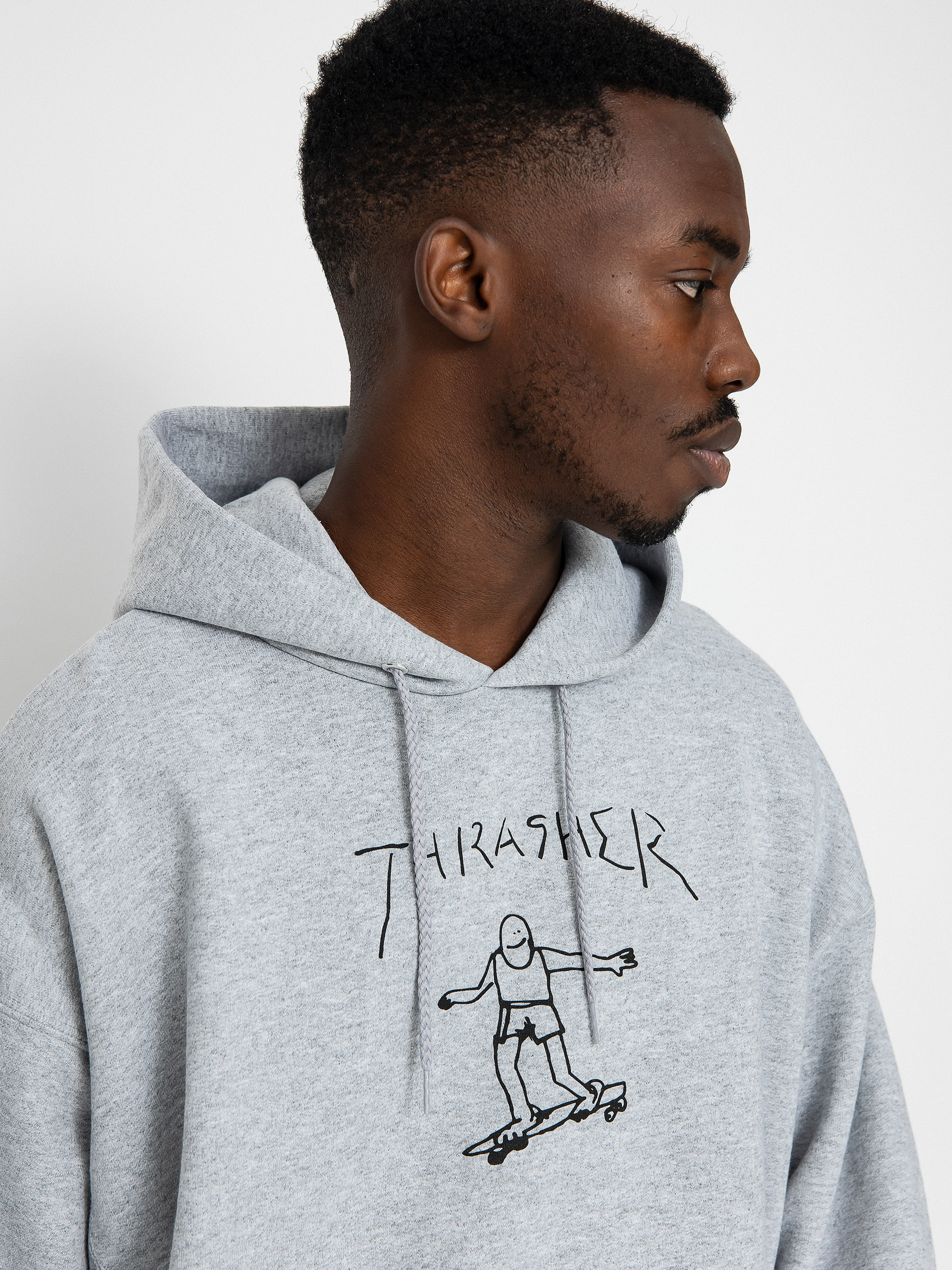 Thrasher Gonz HD Hoodie (grey/black)