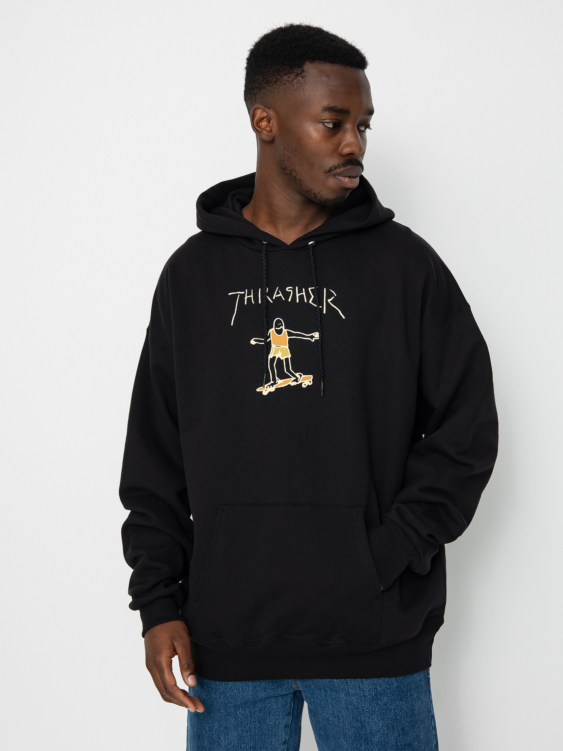 Thrasher Gonz HD Hoodie (black/brown)