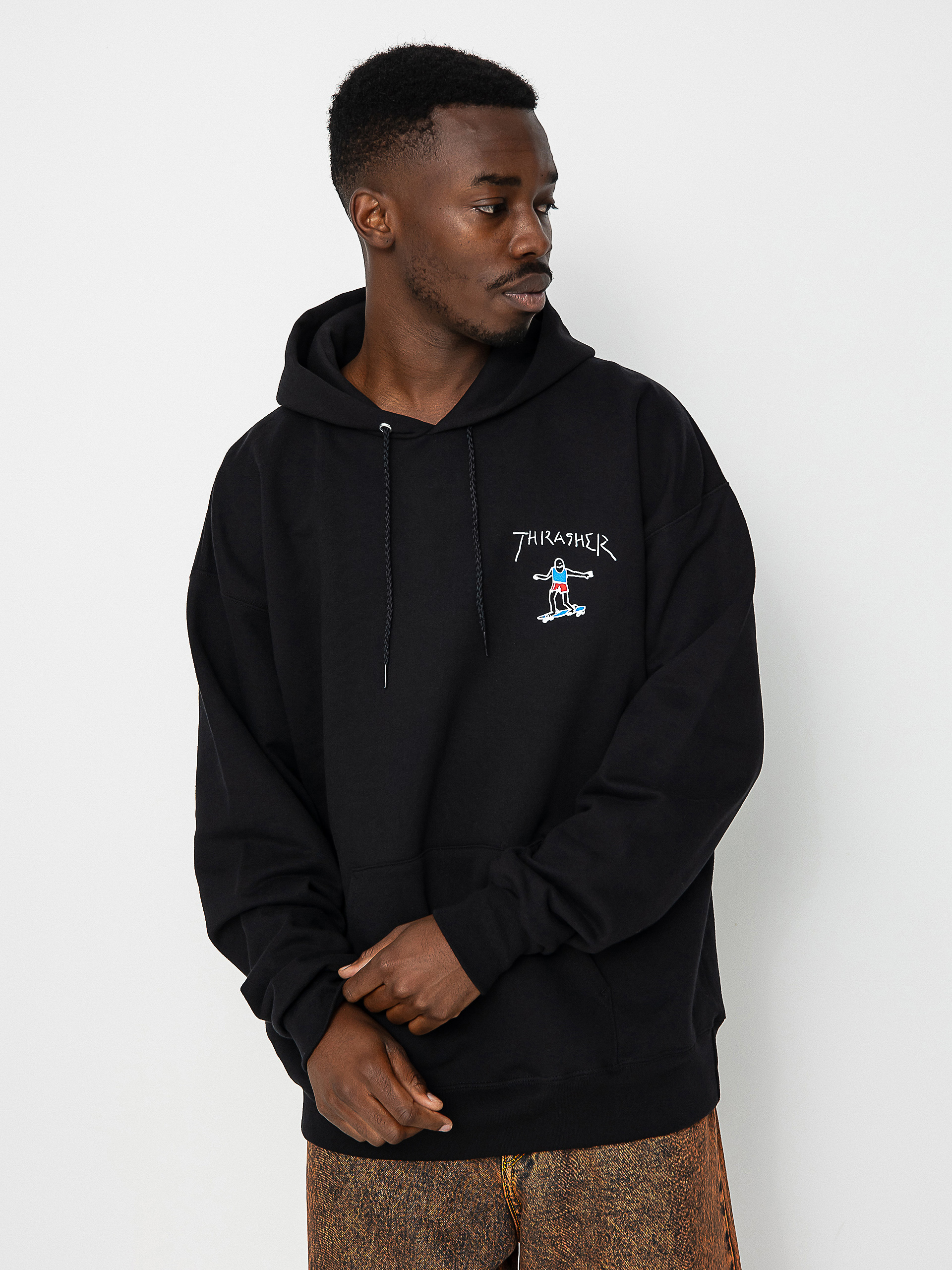 Thrasher Gonz Mini Logo HD Hoodie (black)