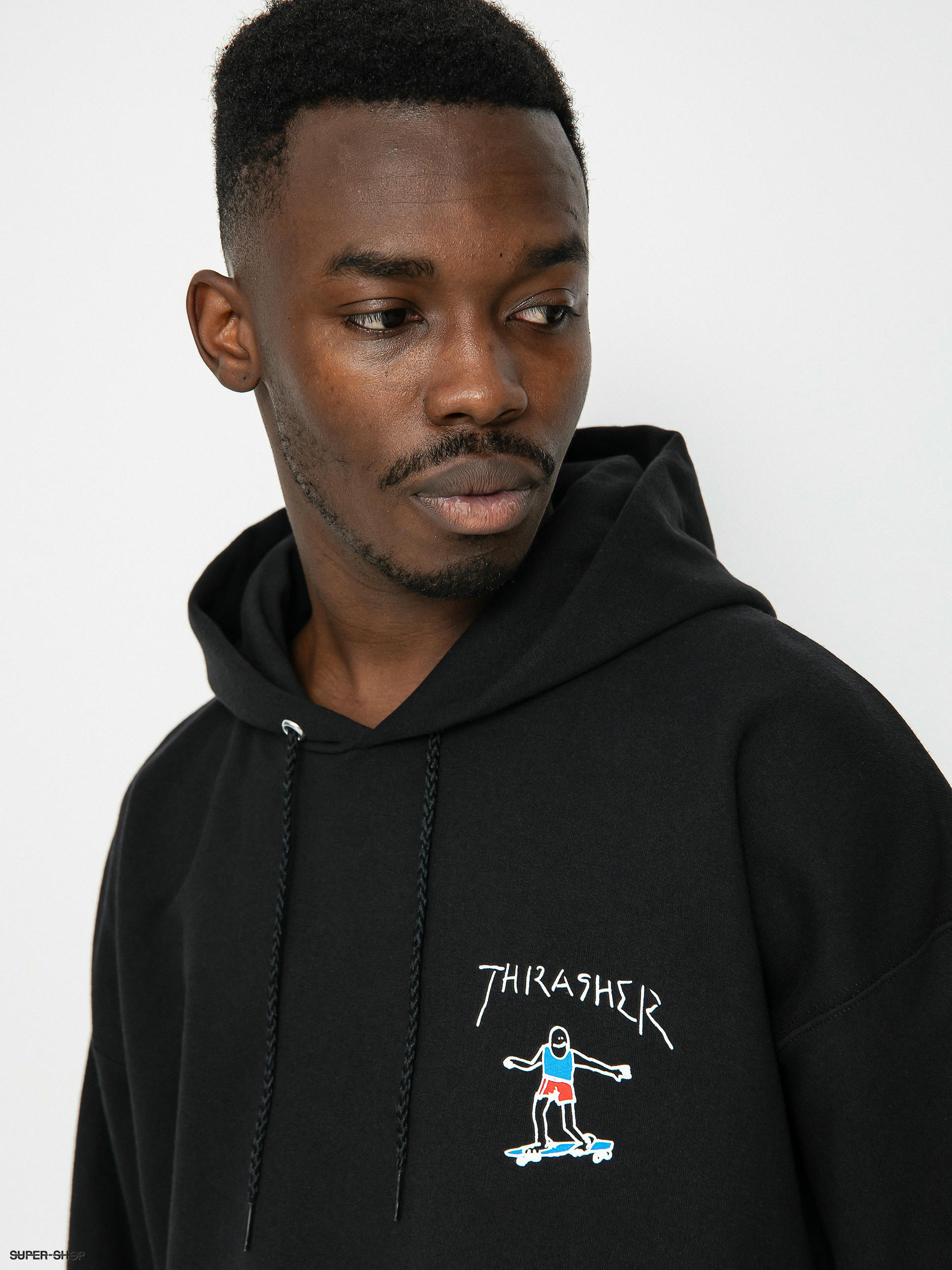 Thrasher Gonz Mini Logo HD Hoodie (black)