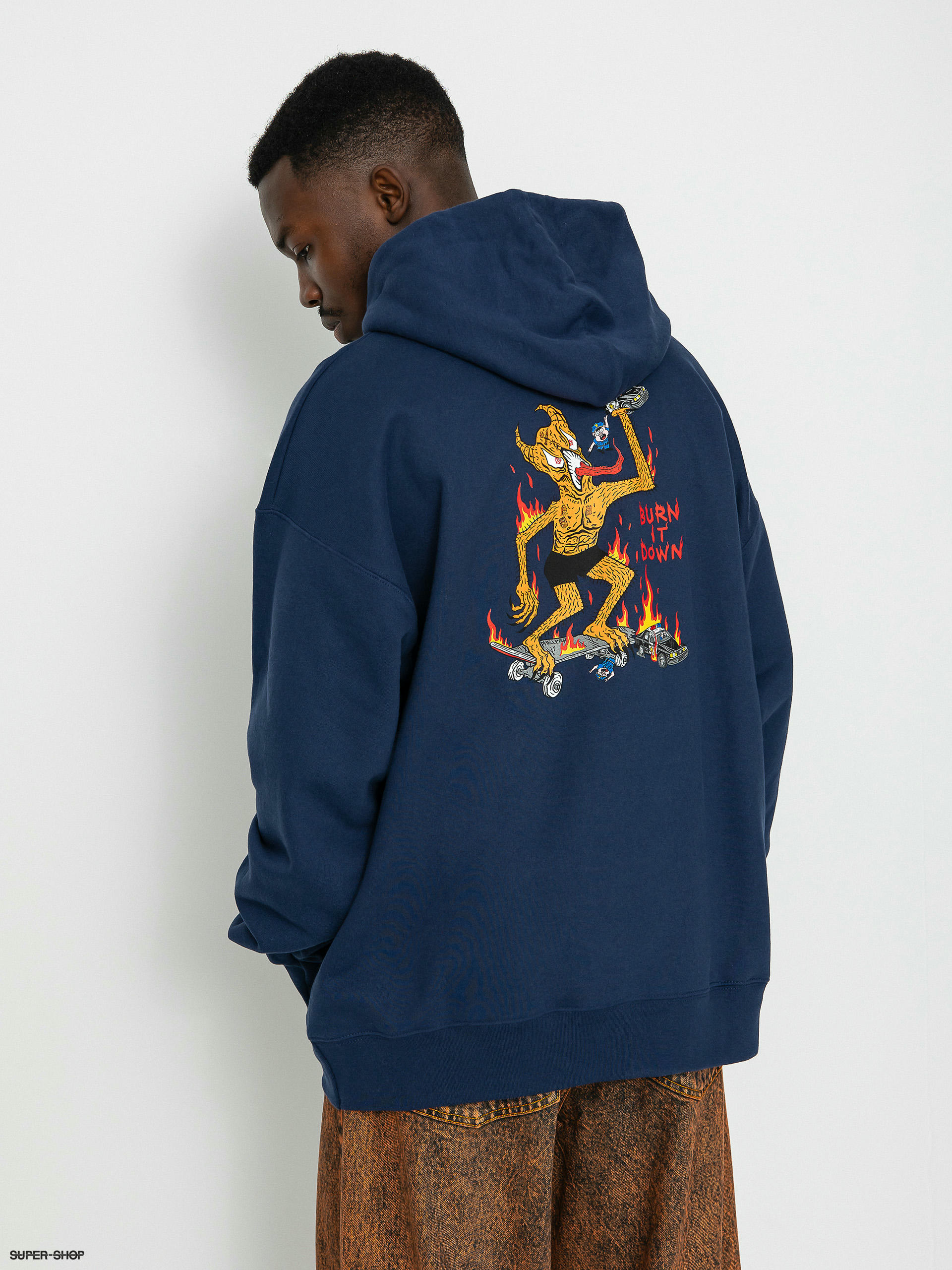 Huf hotsell blue hoodie