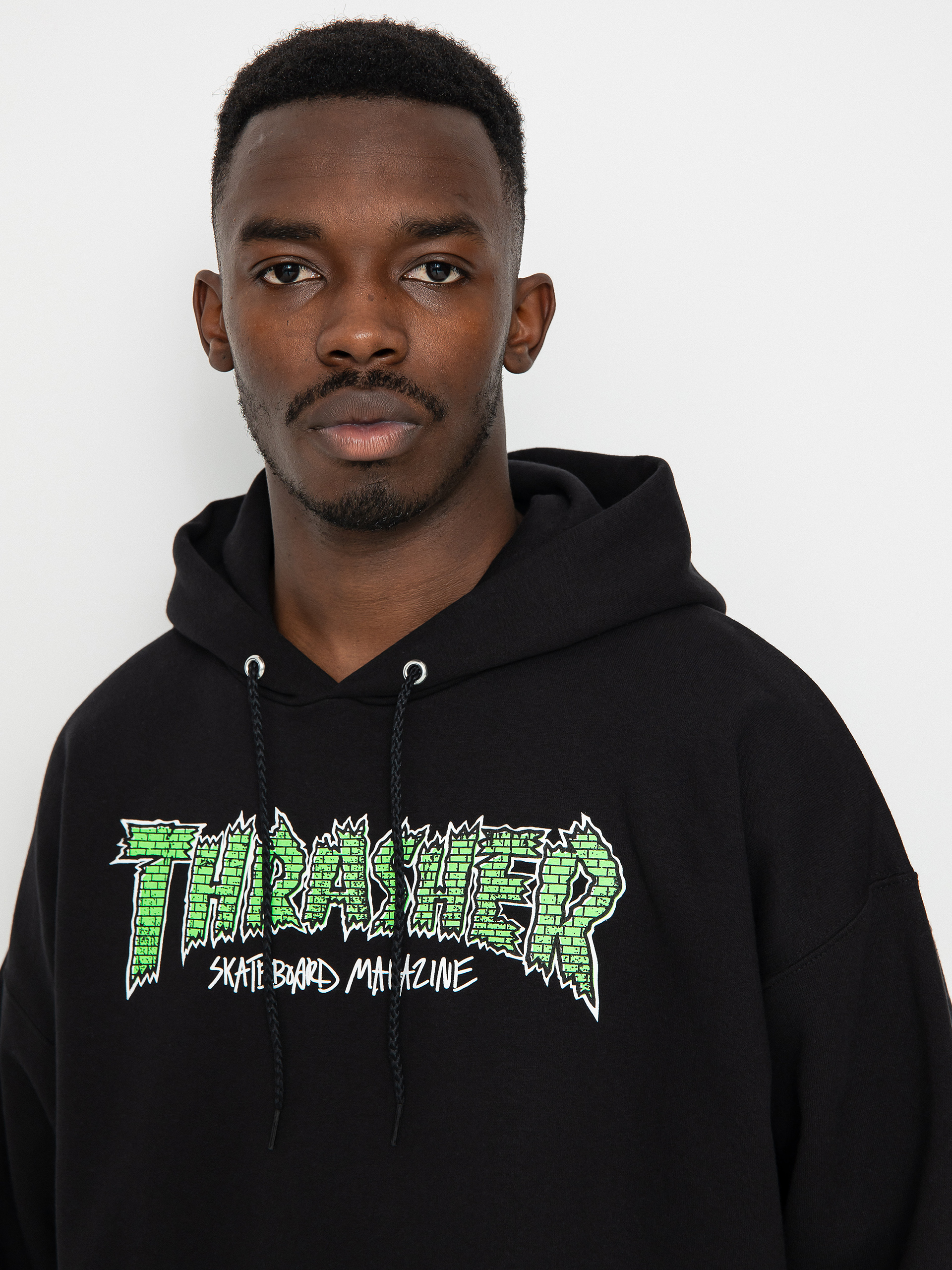 Thrasher Brick HD Hoodie (black)