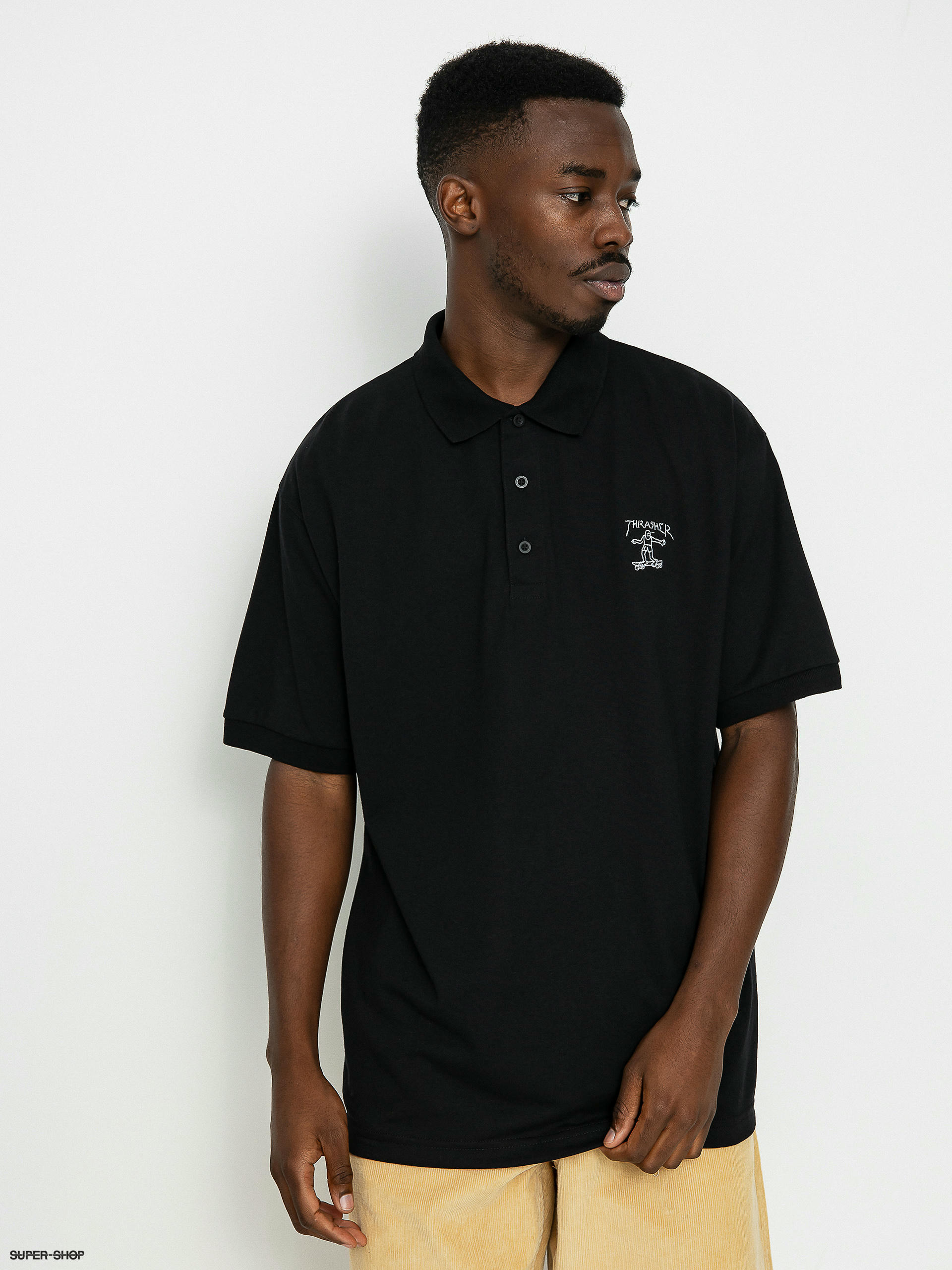 Polo best sale pique negro