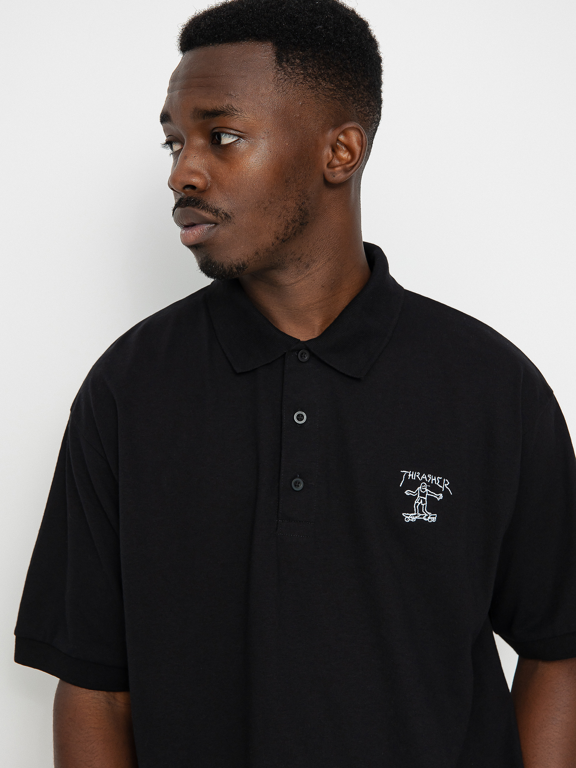 Thrasher Little Gonz Polo t-shirt (black)
