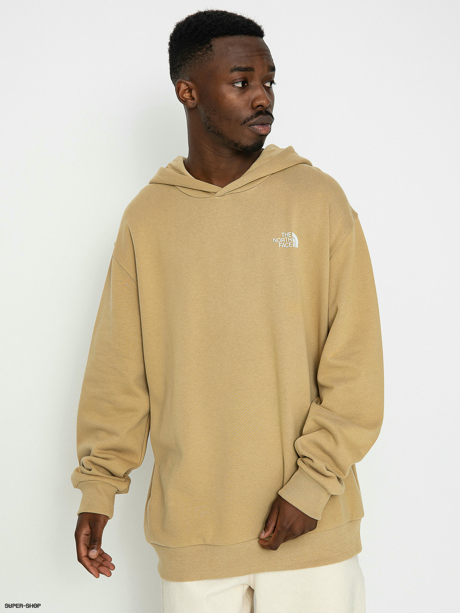 North face on sale hoodie khaki