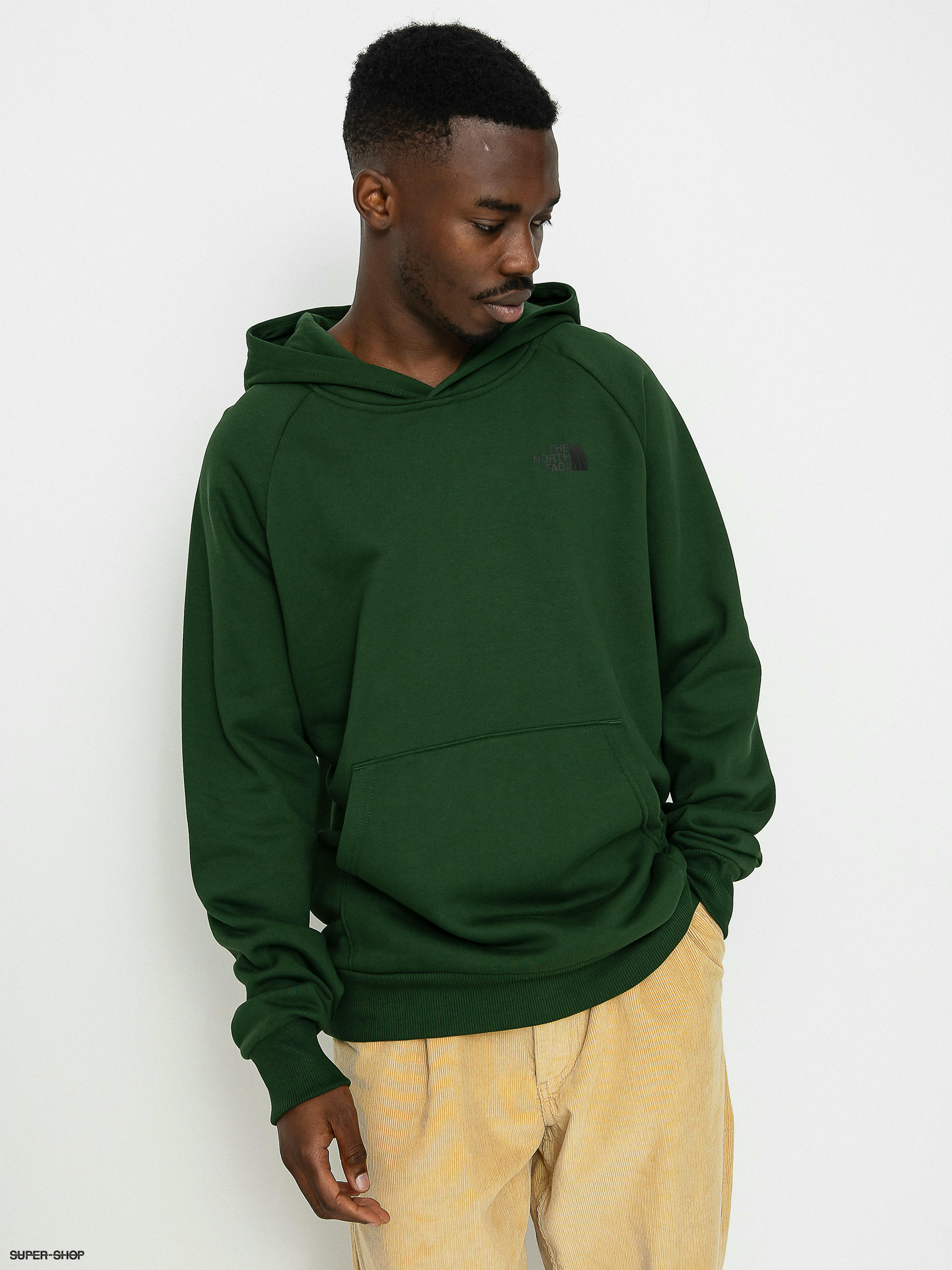 North face dark green 2024 hoodie