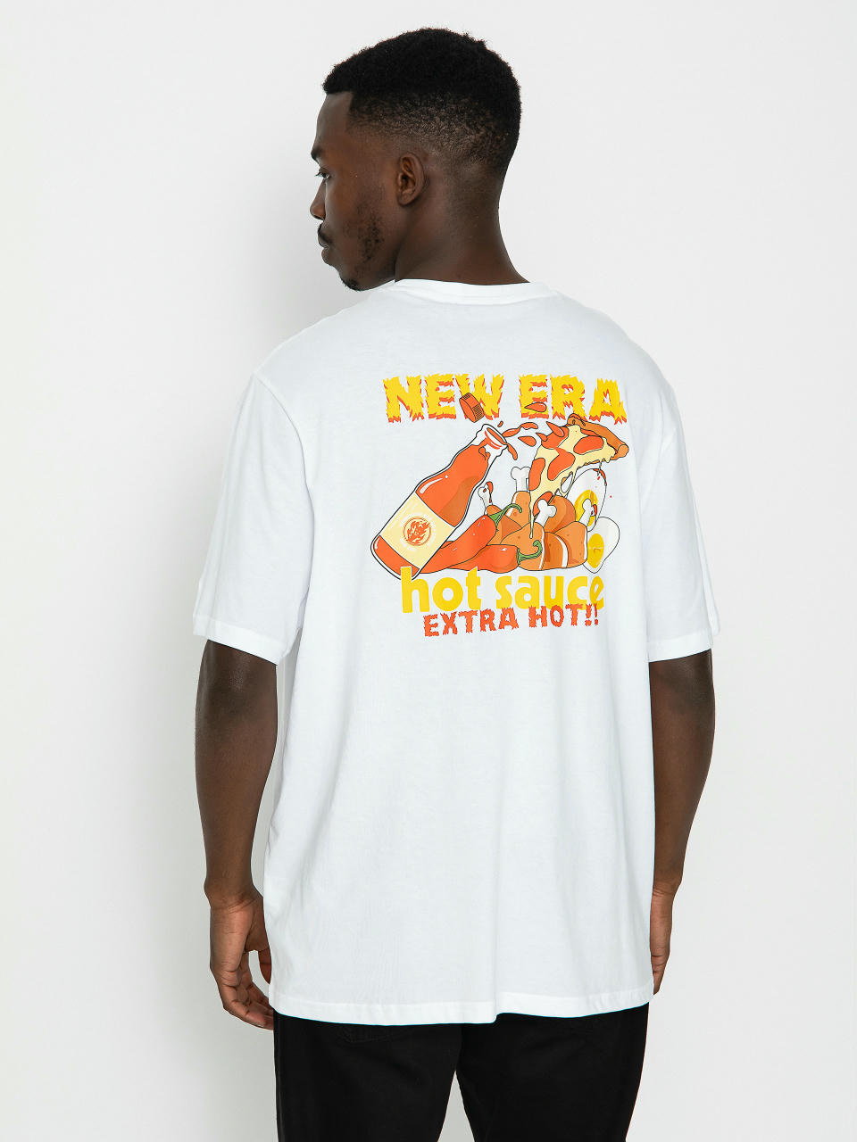 New Era Food Graphic T-Shirt (white/red)