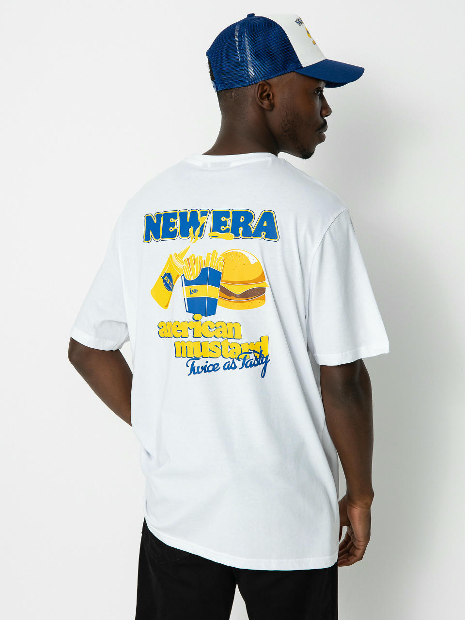 New Era Food Graphic T-Shirt (white/blue)