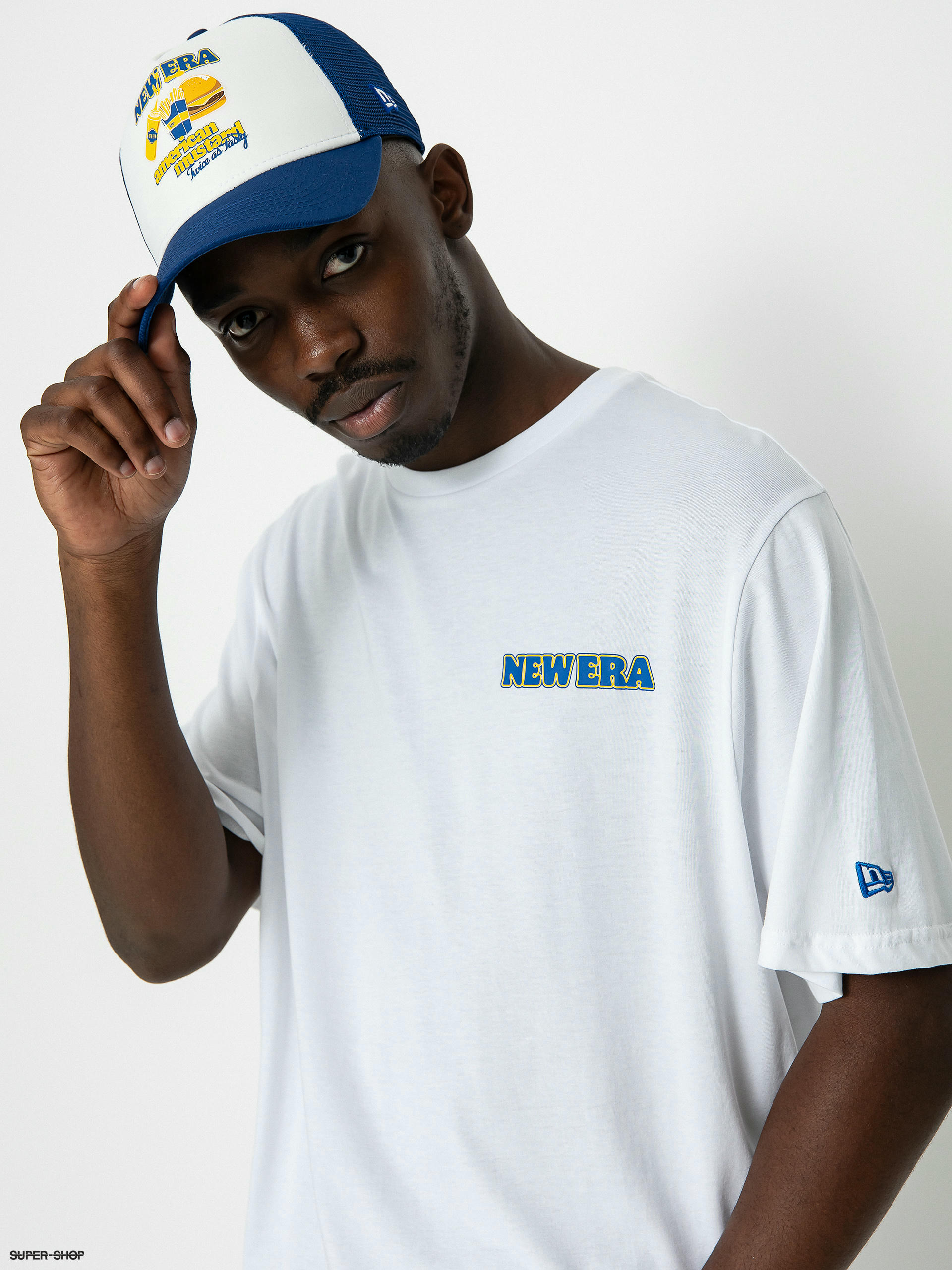 New Era Food Graphic Yellow Oversized T-Shirt