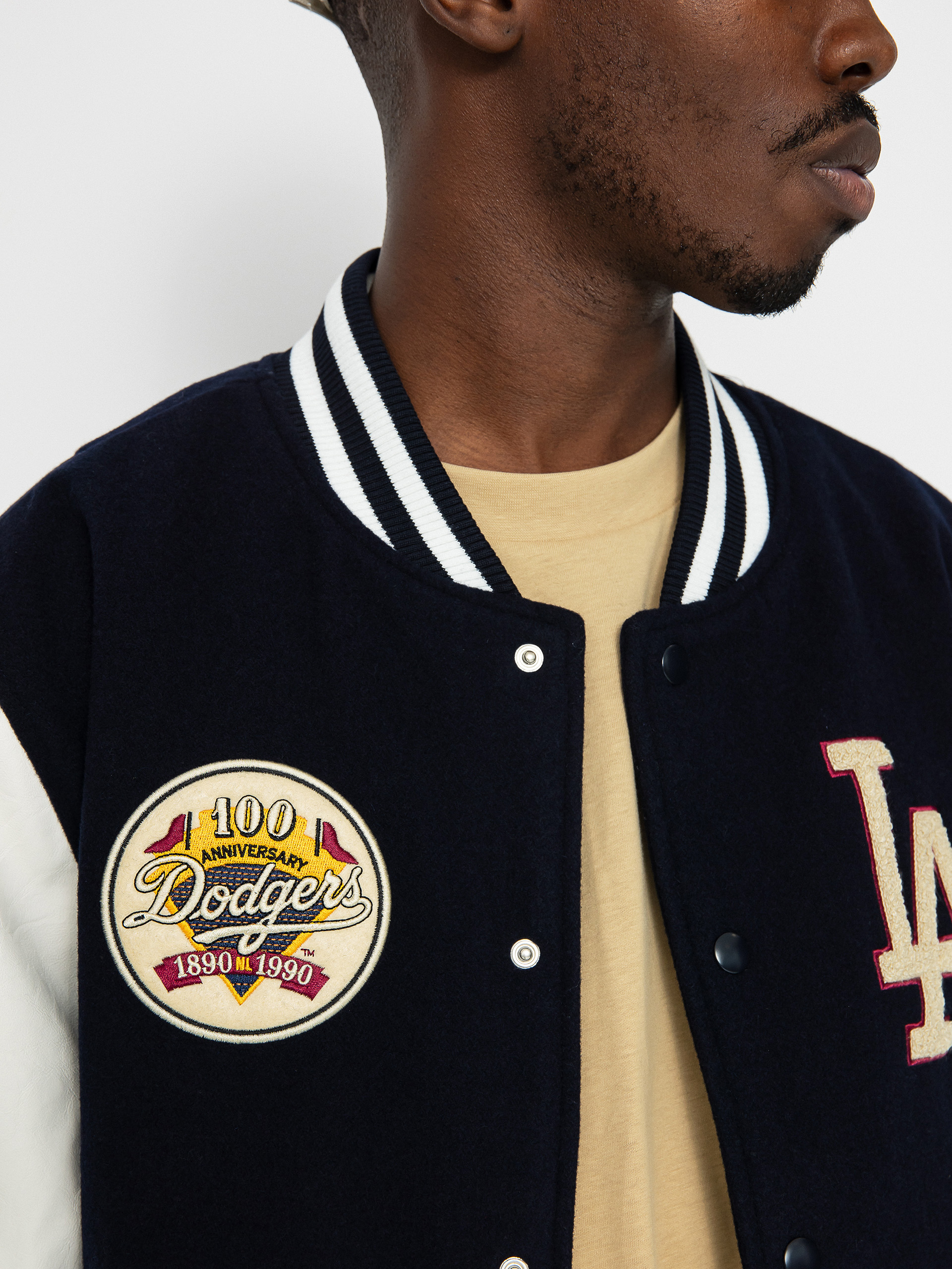 New Era MLB Varsity Los Angeles Dodgers Jacket - navy blue