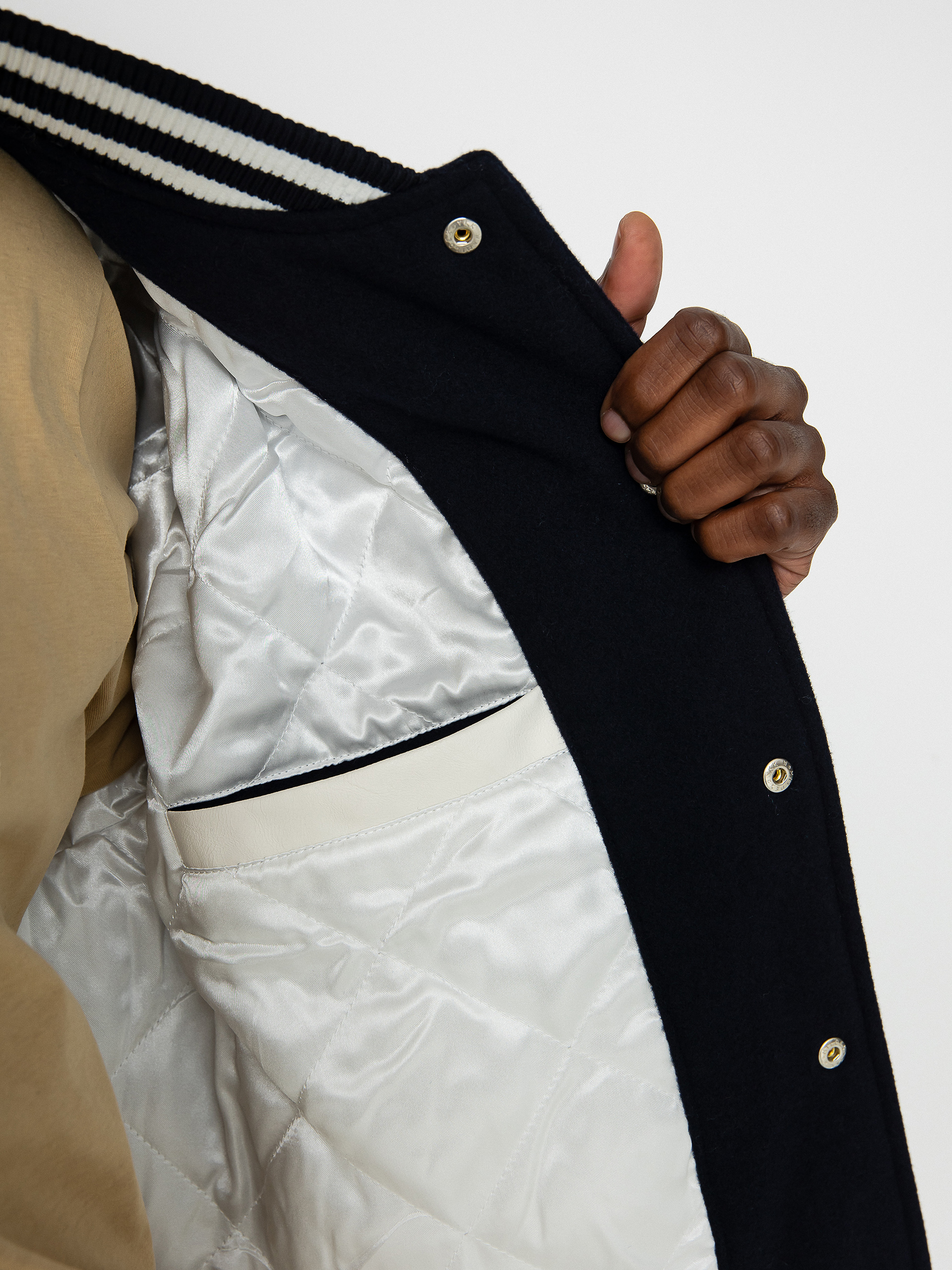 New Era MLB Varsity Los Angeles Dodgers Jacket (navy/off white)