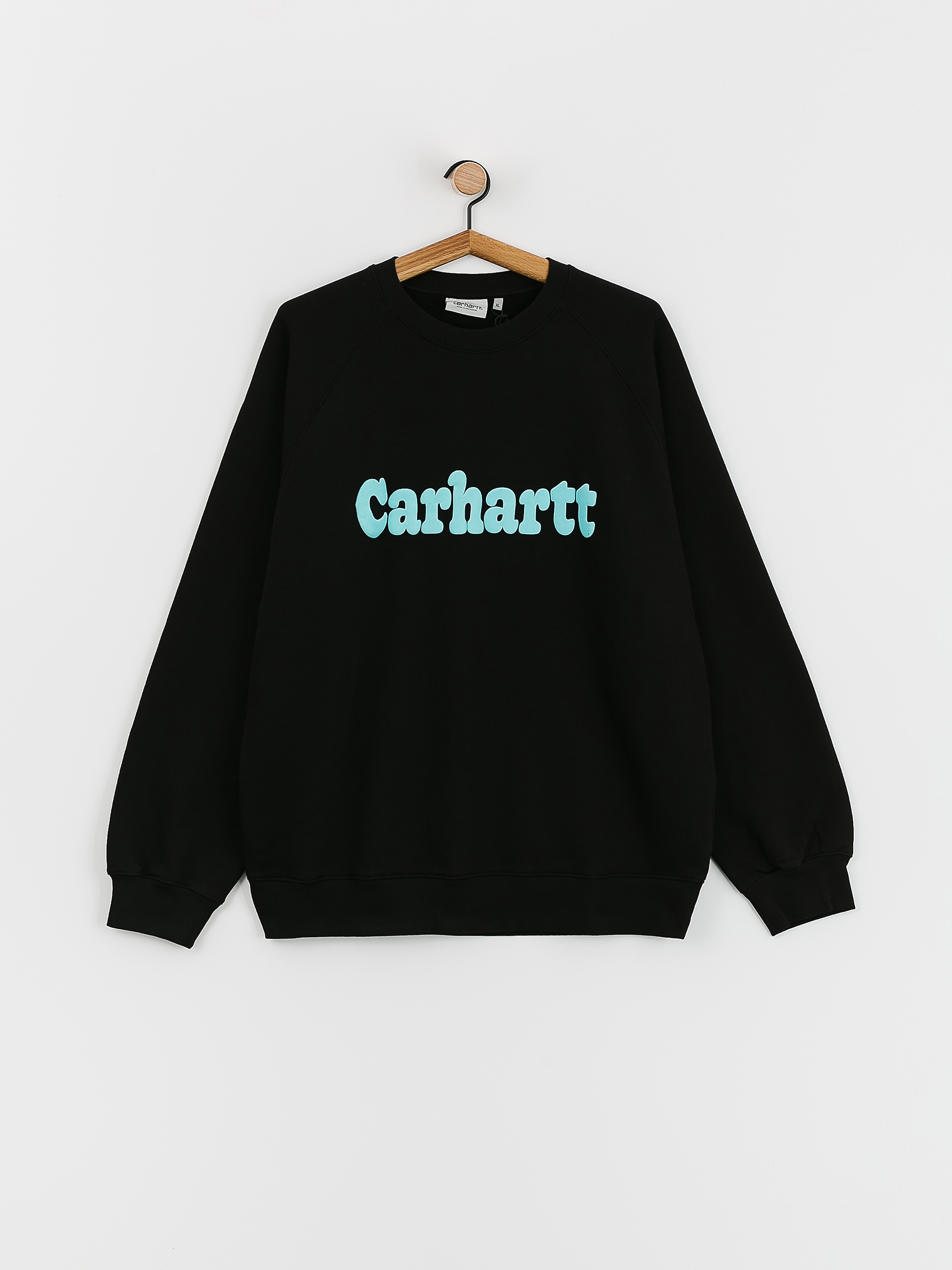 Carhartt WIP Bubbles Sweatshirt (black/turquoise)
