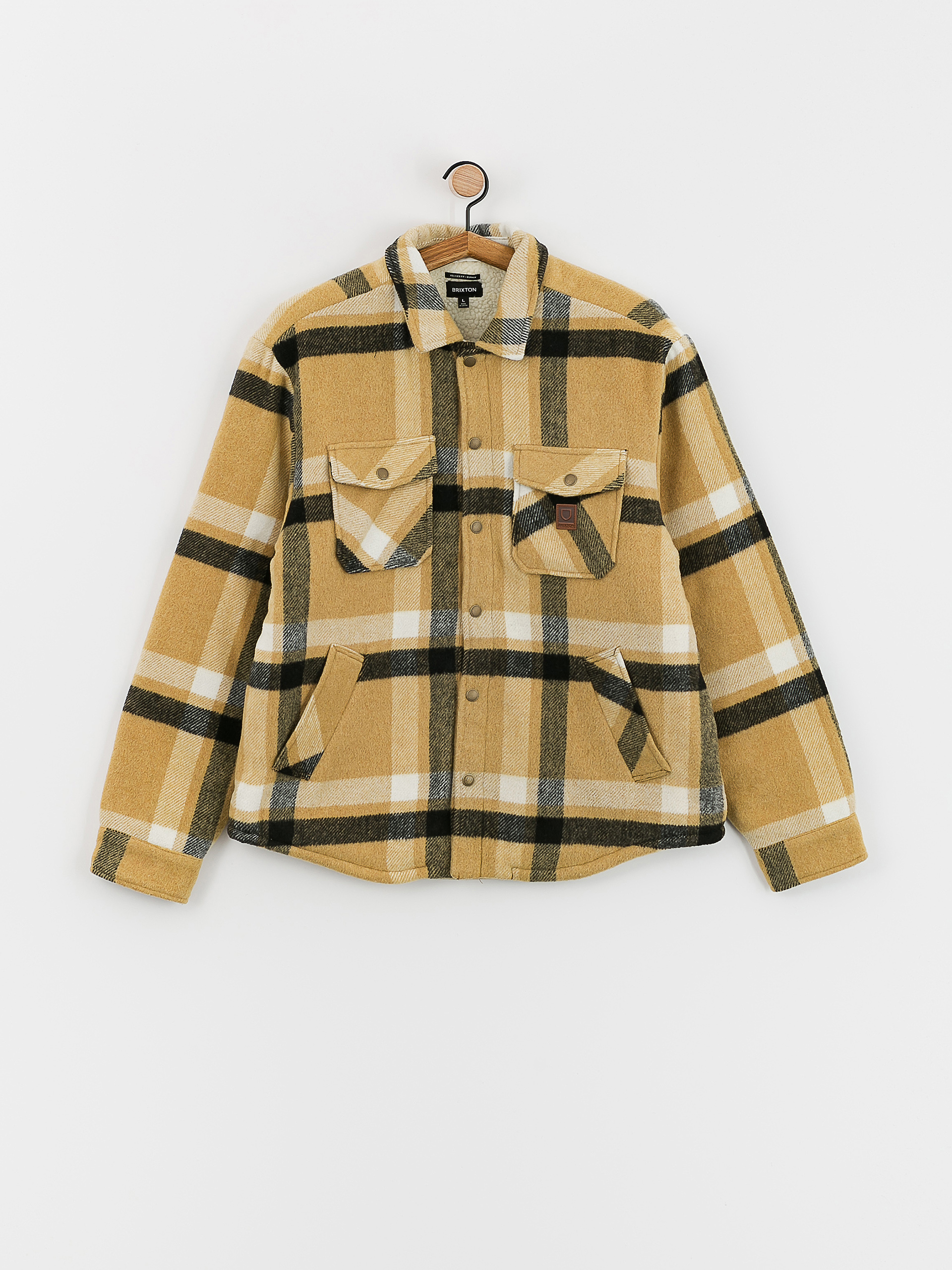 Brixton Durham Lined Jacket - white (antelope/off white/black)