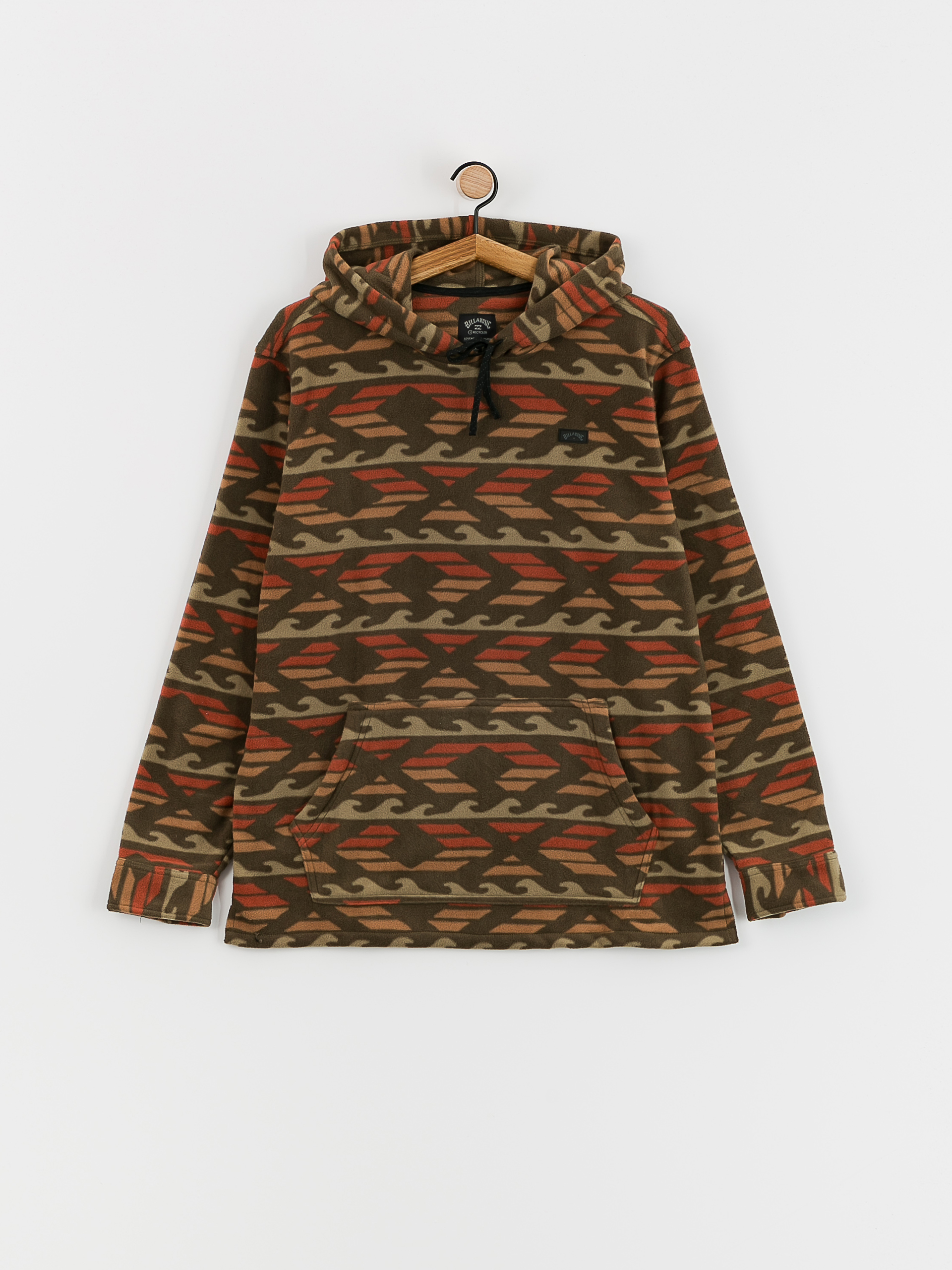 Mens Billabong Furnace Fleece  (dark brown)