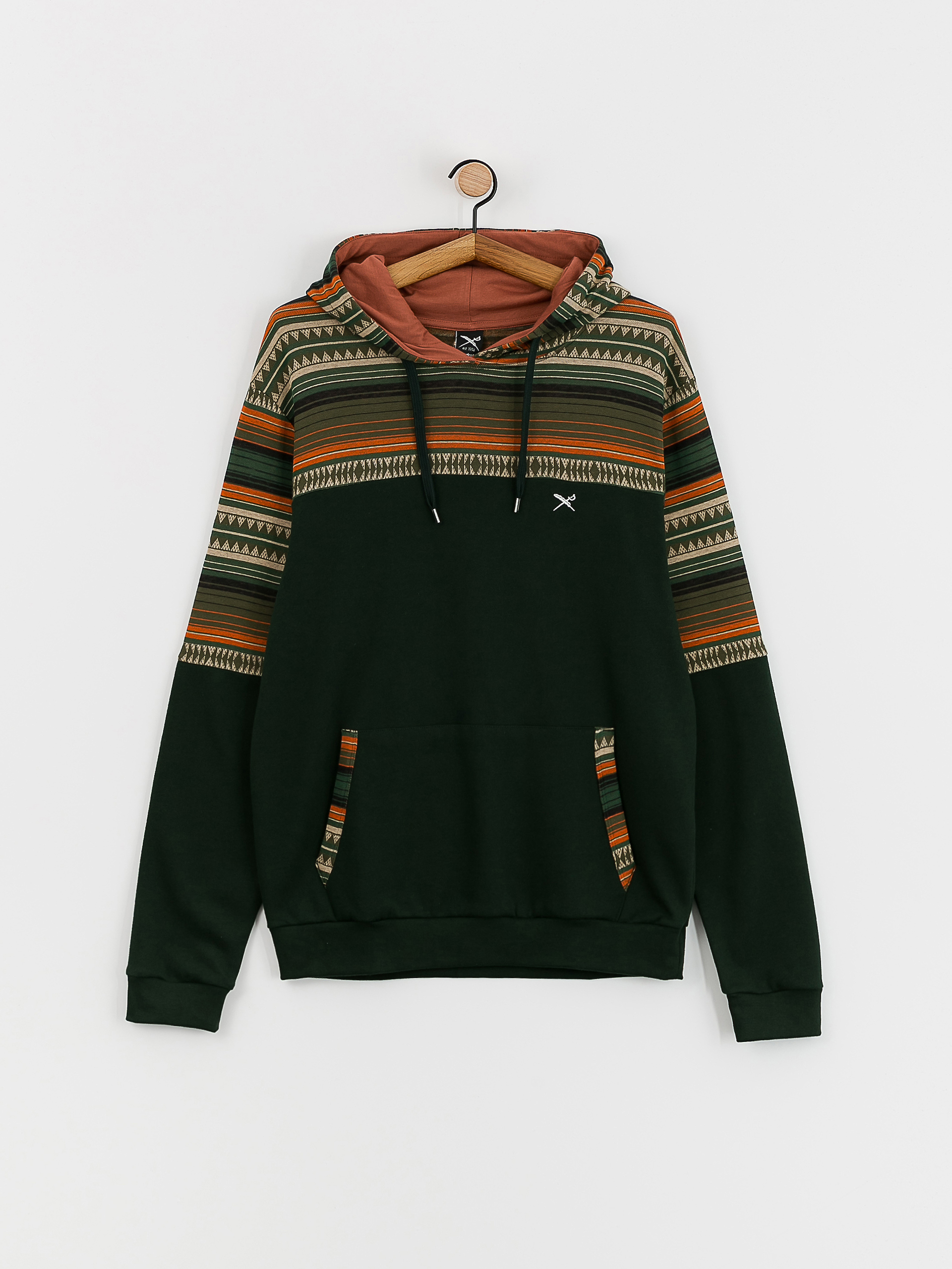 Iriedaily Vintachi Block HD Hoodie (hunter)