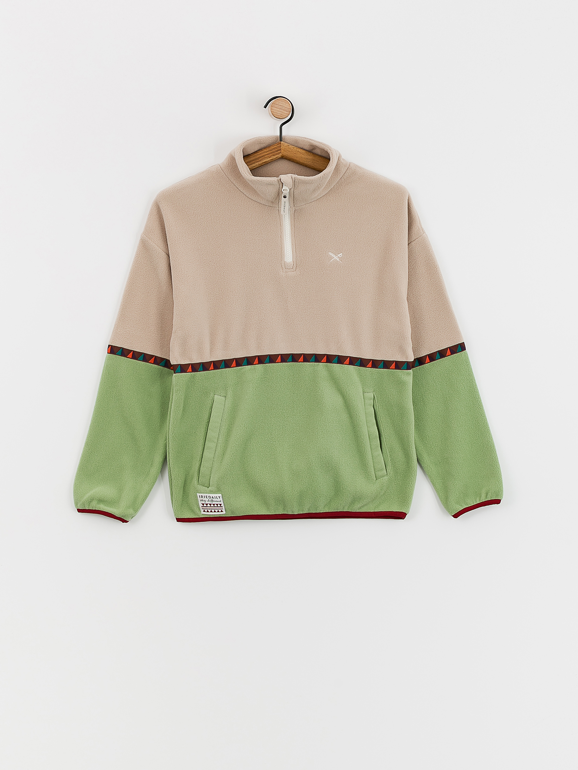 Womens Iriedaily Holina Fleece (piquant green)