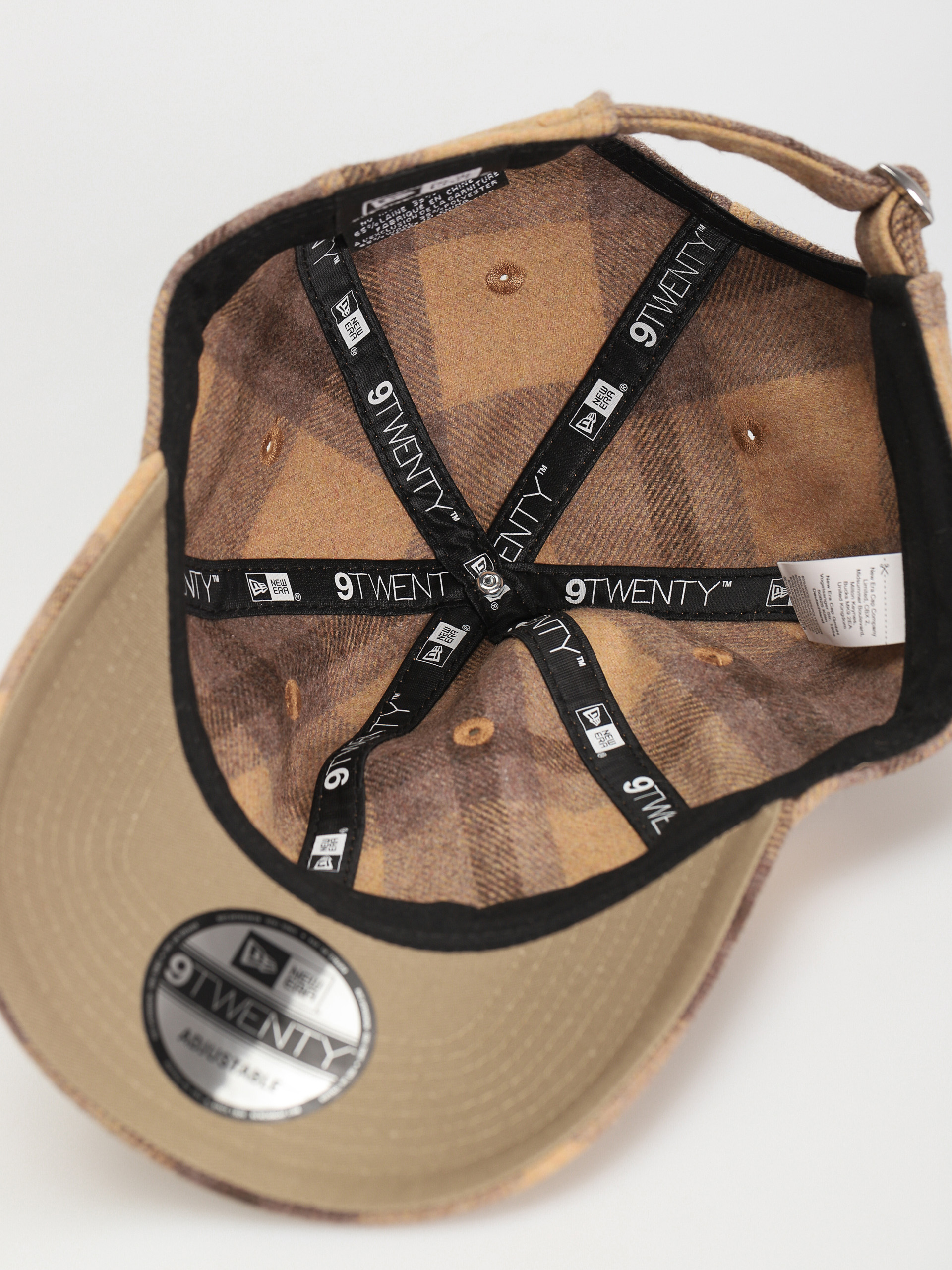New Era Check 9Twenty Cap (brown stone)
