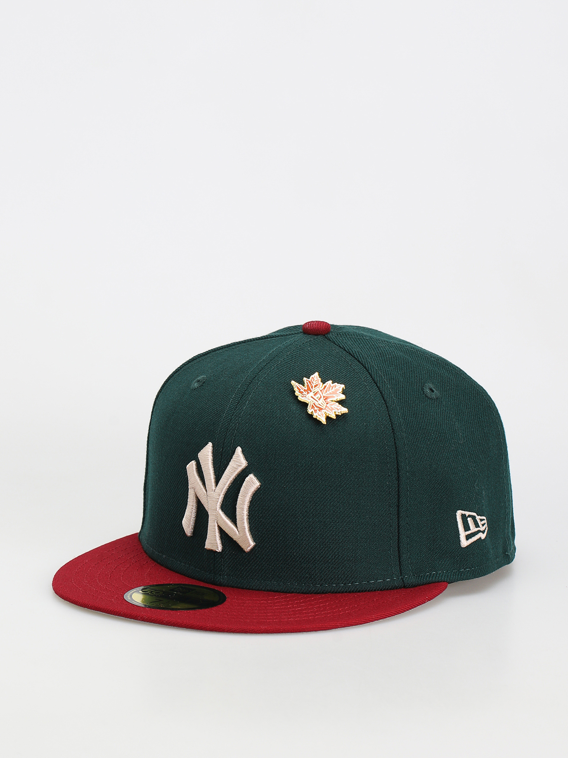 New Era MLB Contrast 59Fifty New York Yankees Cap (dark green/red/white)