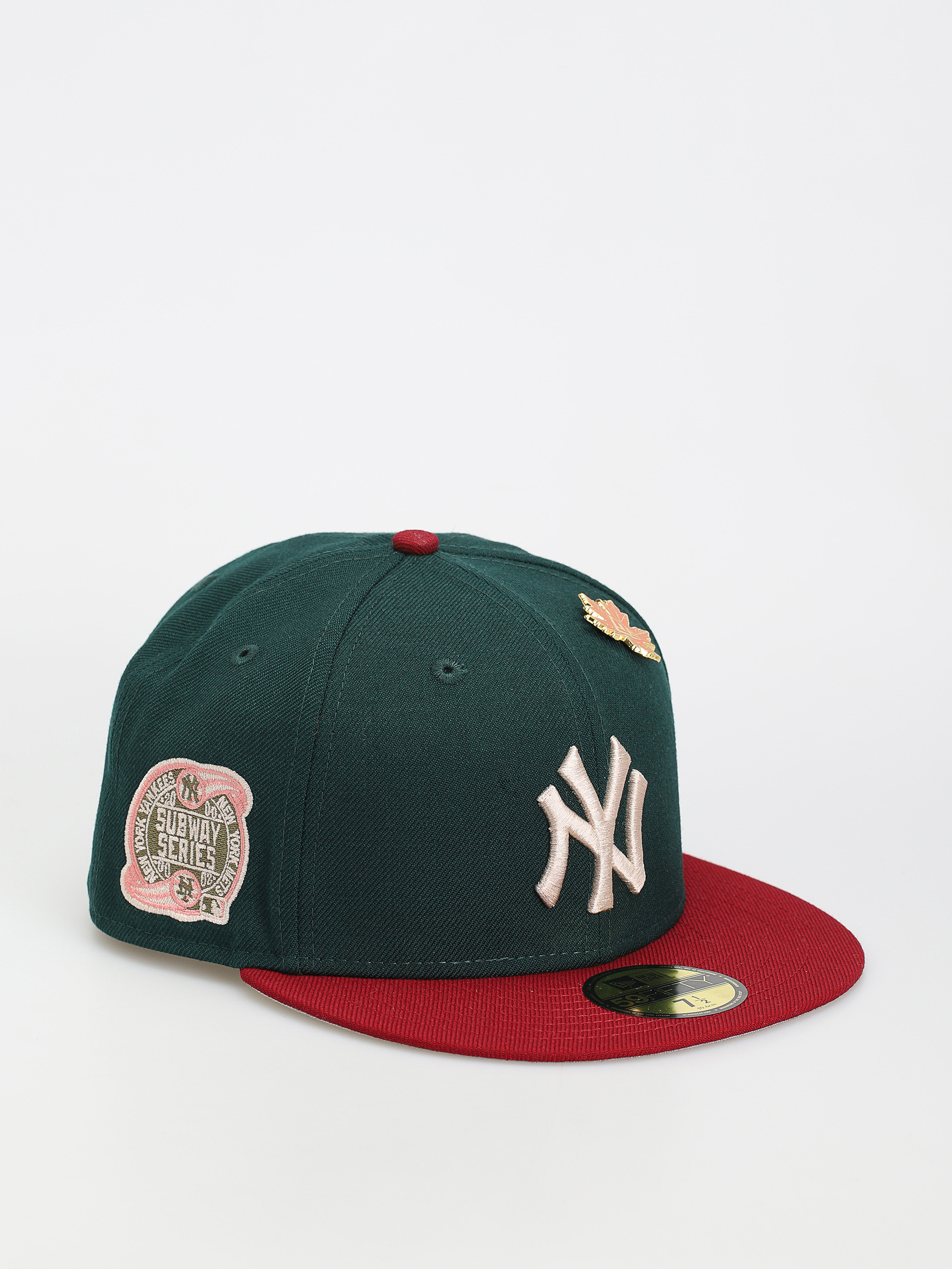 New Era MLB Contrast 59Fifty New York Yankees Cap (dark green/red/white)