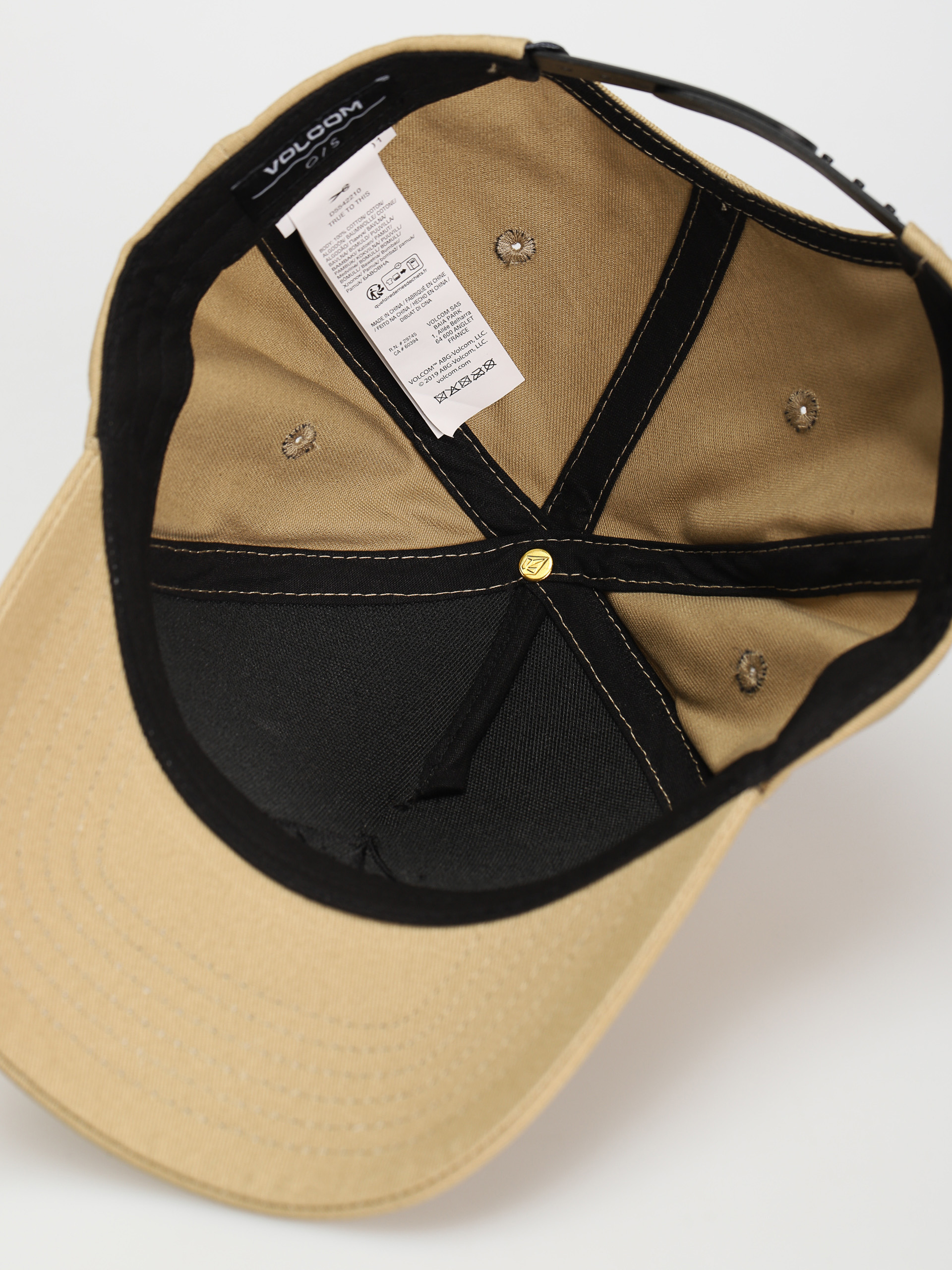 Volcom Embossed Stone Adj Cap (almond)