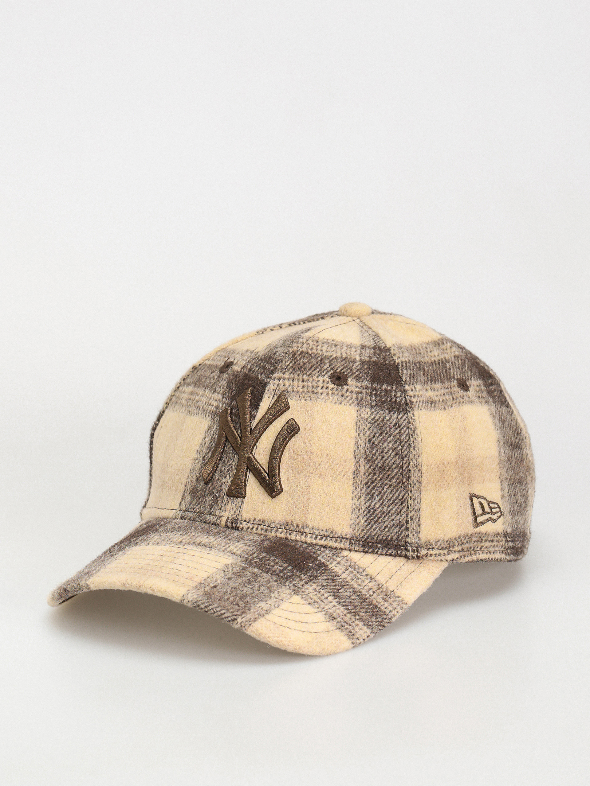 New Era Plaid 9Forty New York Yankees Cap Wmn (wall/stone)
