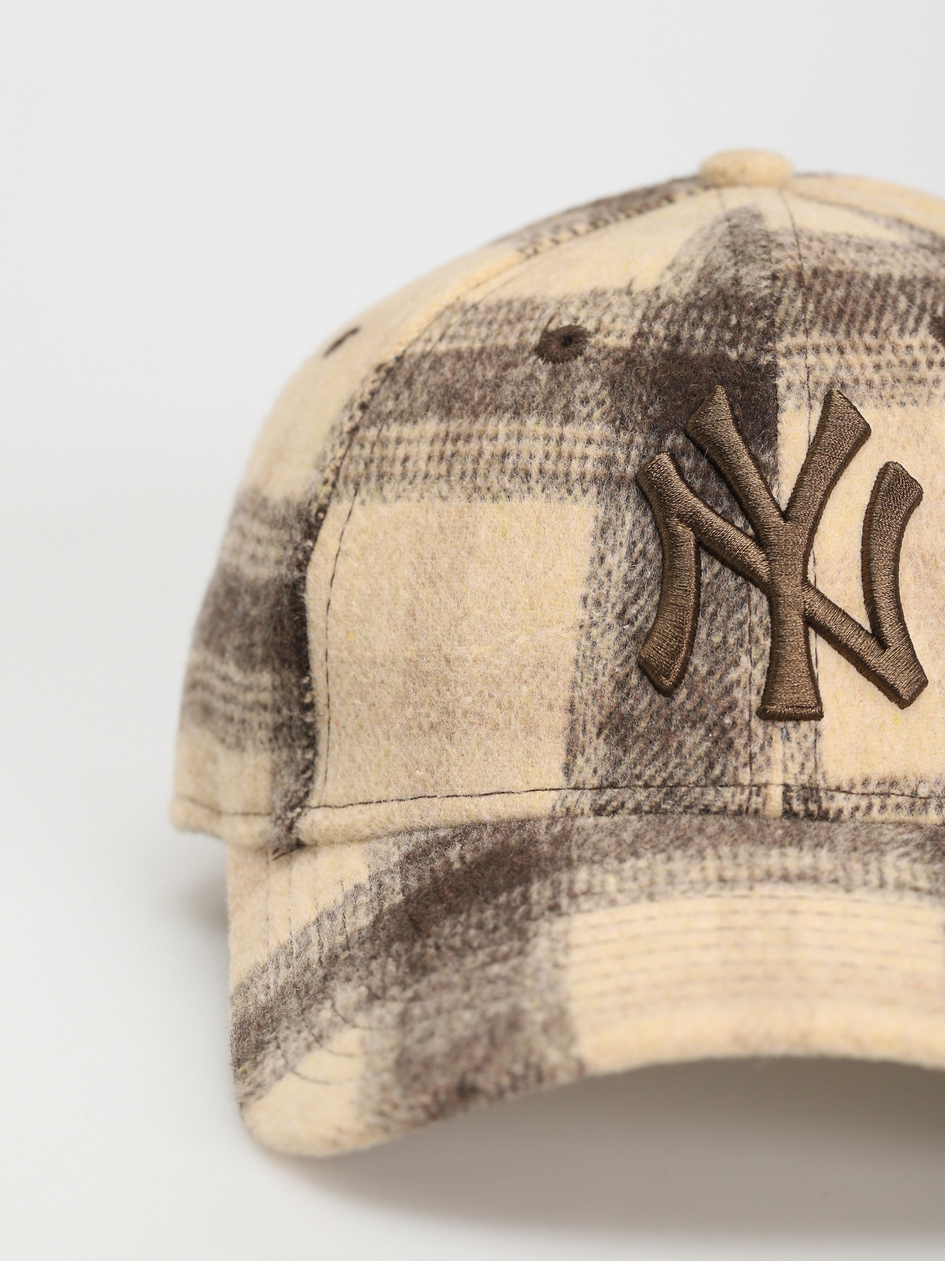 New Era Plaid 9Forty New York Yankees Cap Wmn (wall/stone)