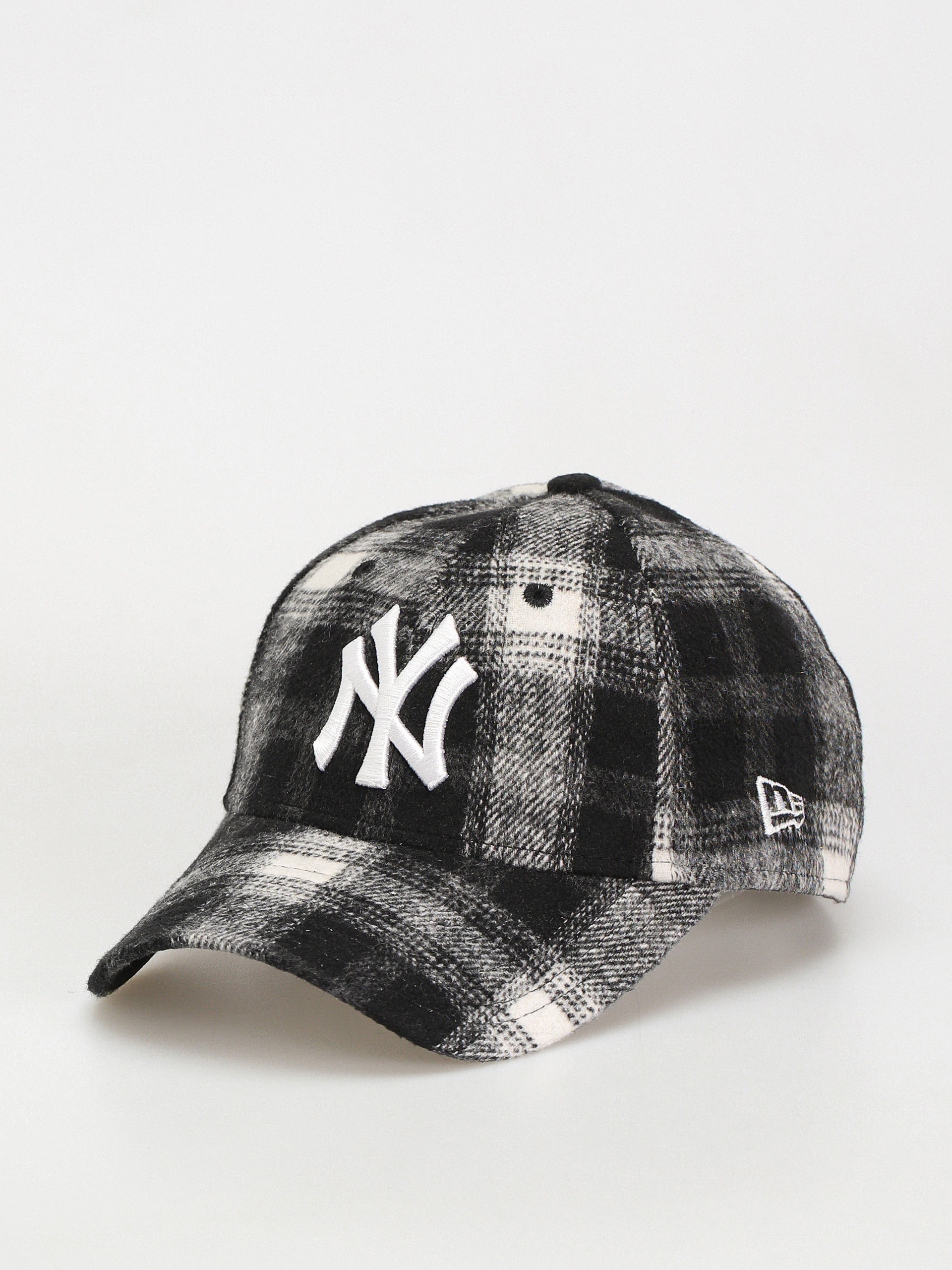 New Era Plaid 9Forty New York Yankees Cap Wmn (black/white)