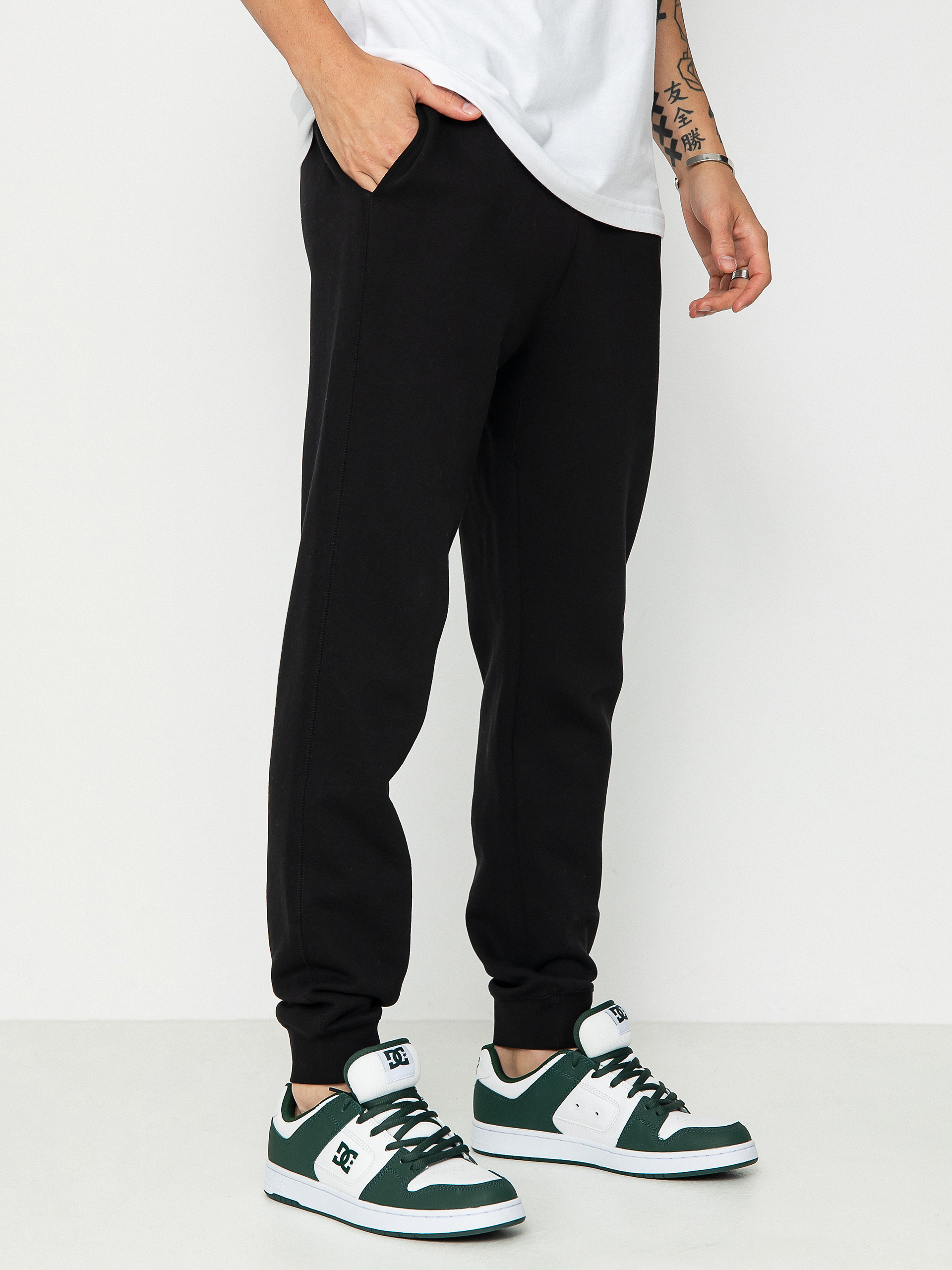 Fox Head Fleece Jogger Pants (black)