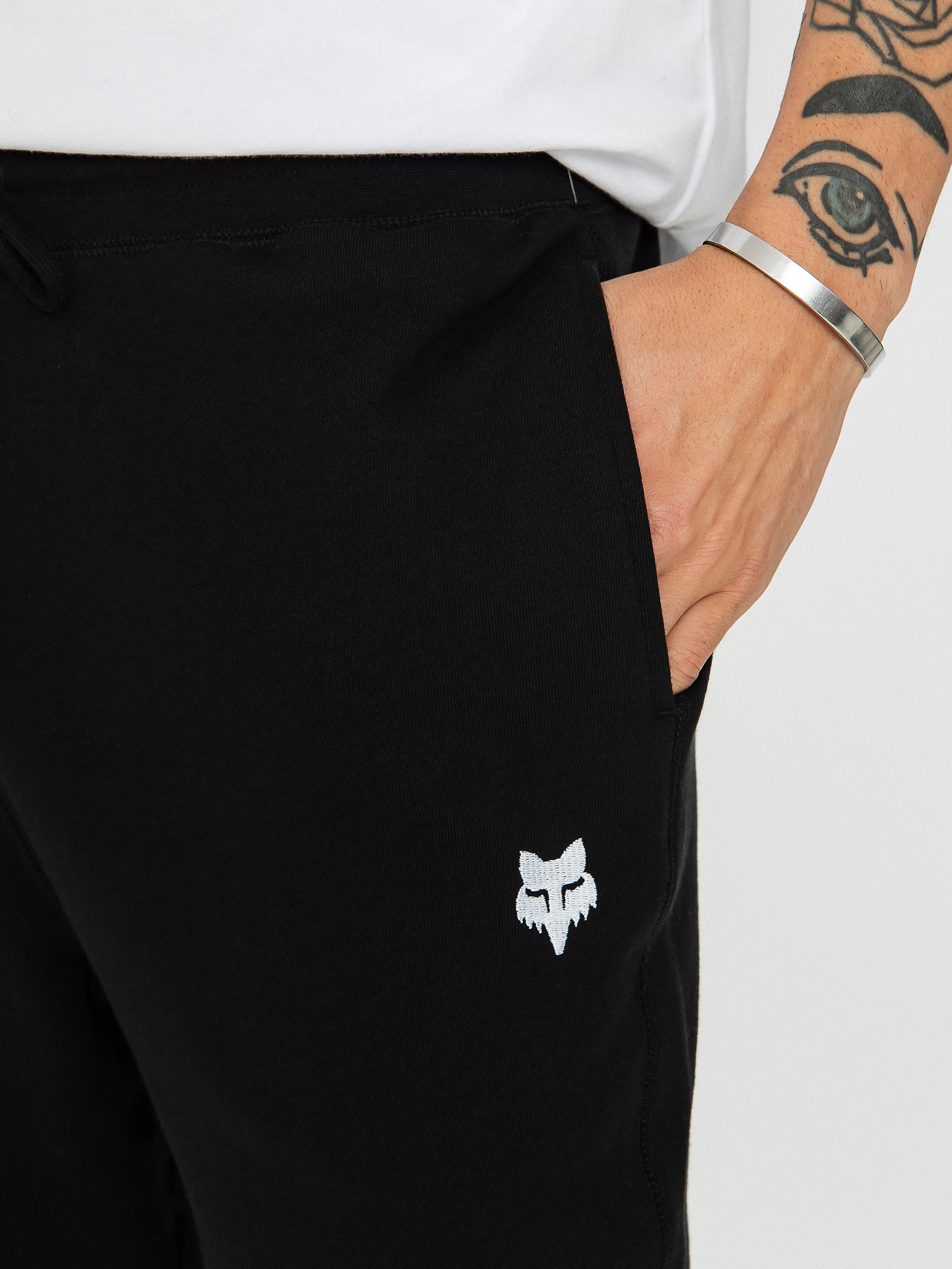 Fox Head Fleece Jogger Pants (black)