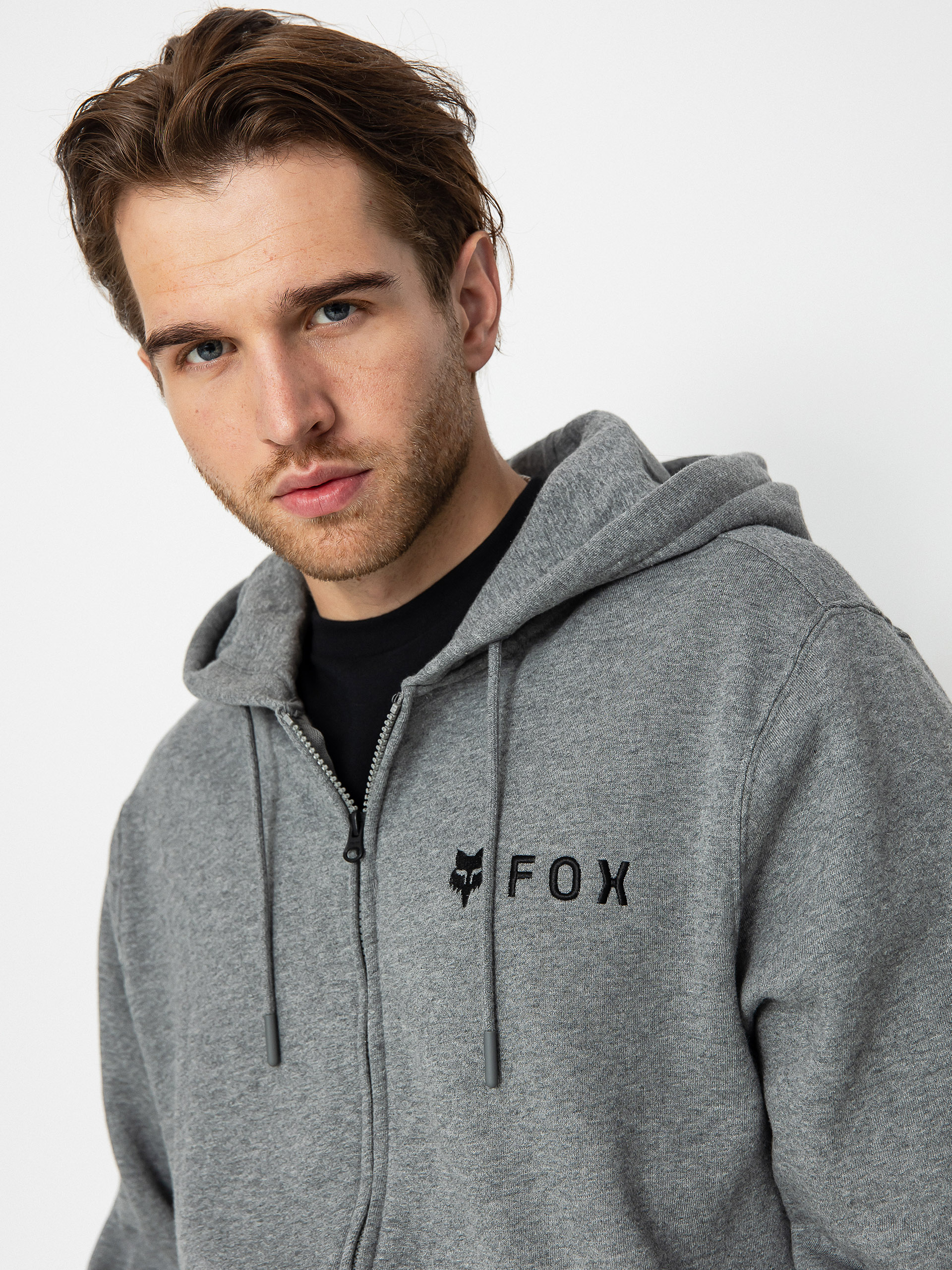 Graphitew Fox Fox Absolute HD Hoodie - grey (heather/graphite)