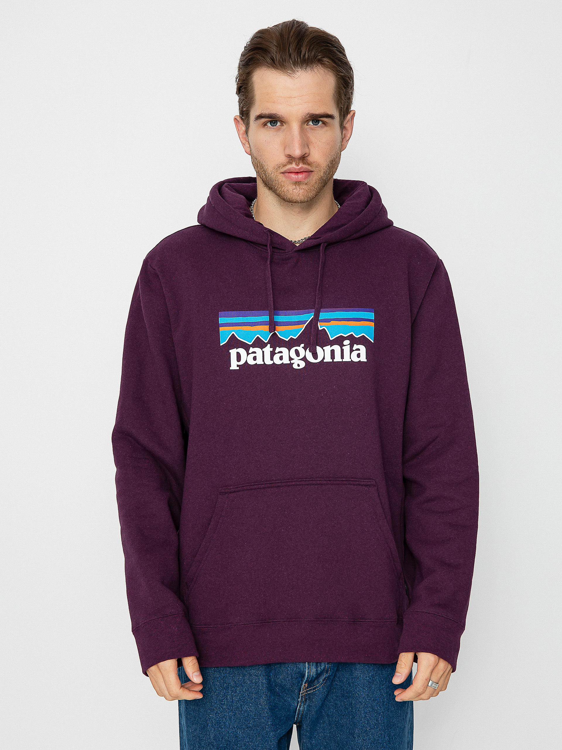 Patagonia Logo Uprisal HD Hoodie (night plum)