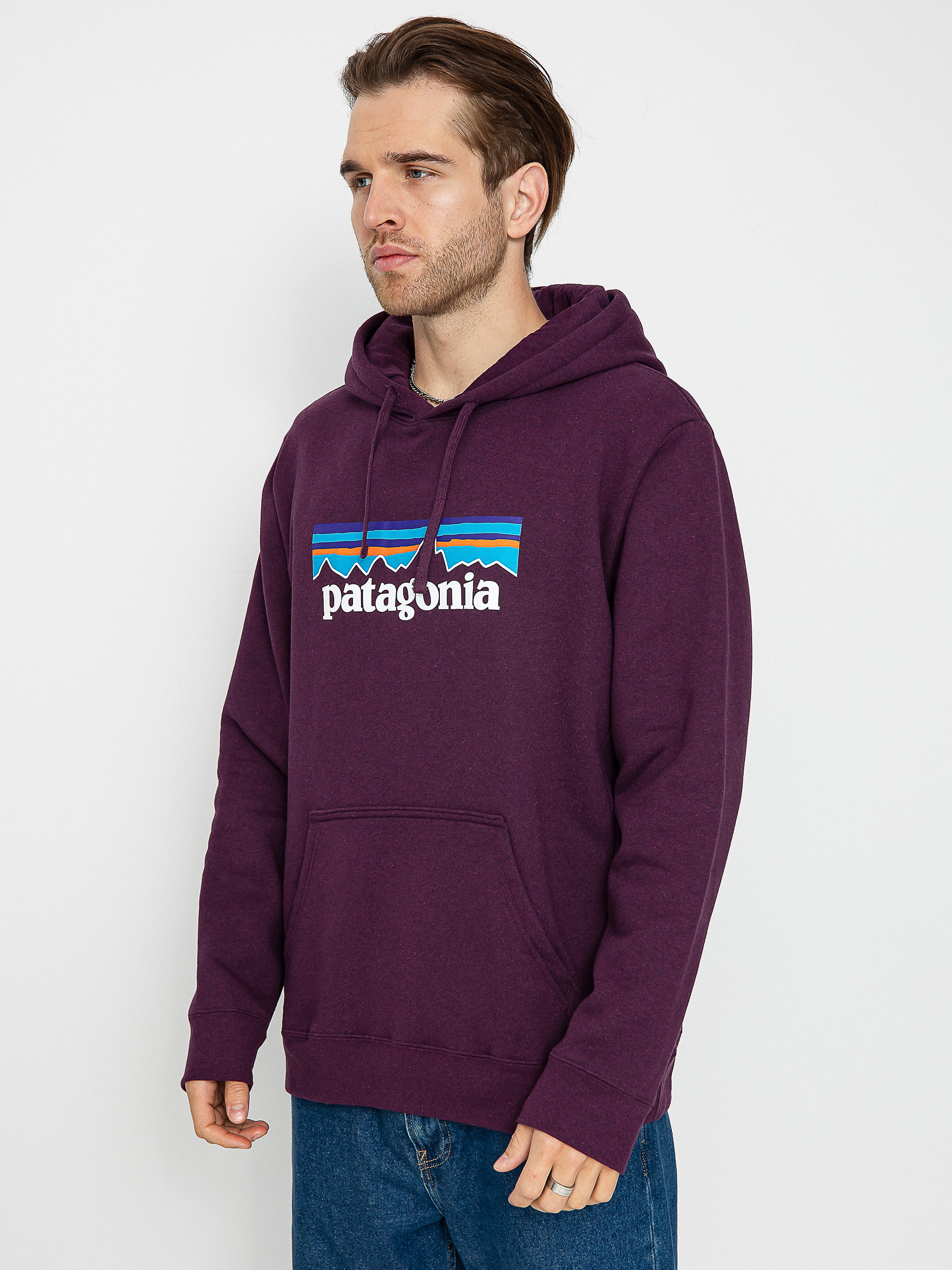 Patagonia Logo Uprisal HD Hoodie (night plum)