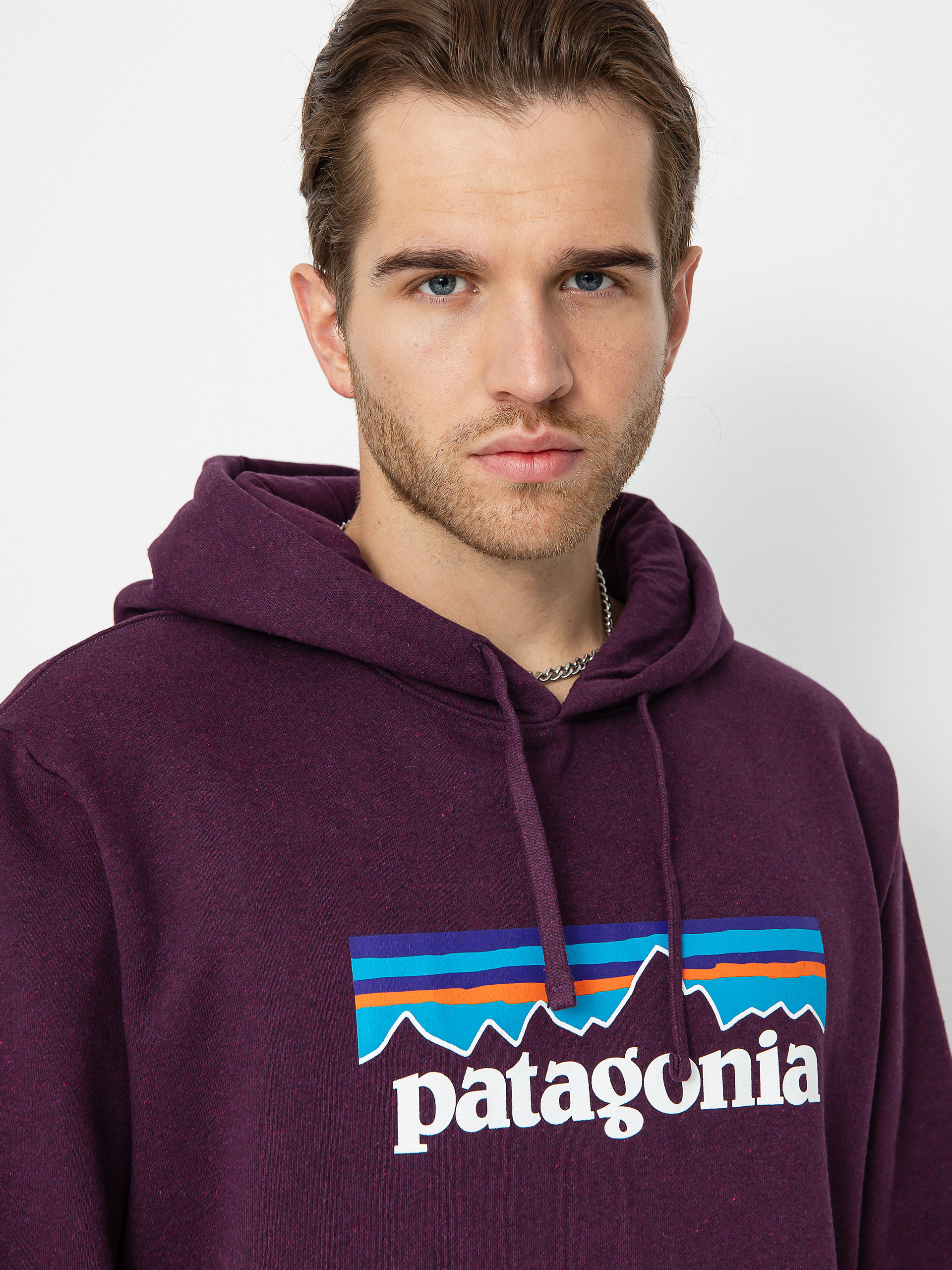Patagonia Logo Uprisal HD Hoodie (night plum)