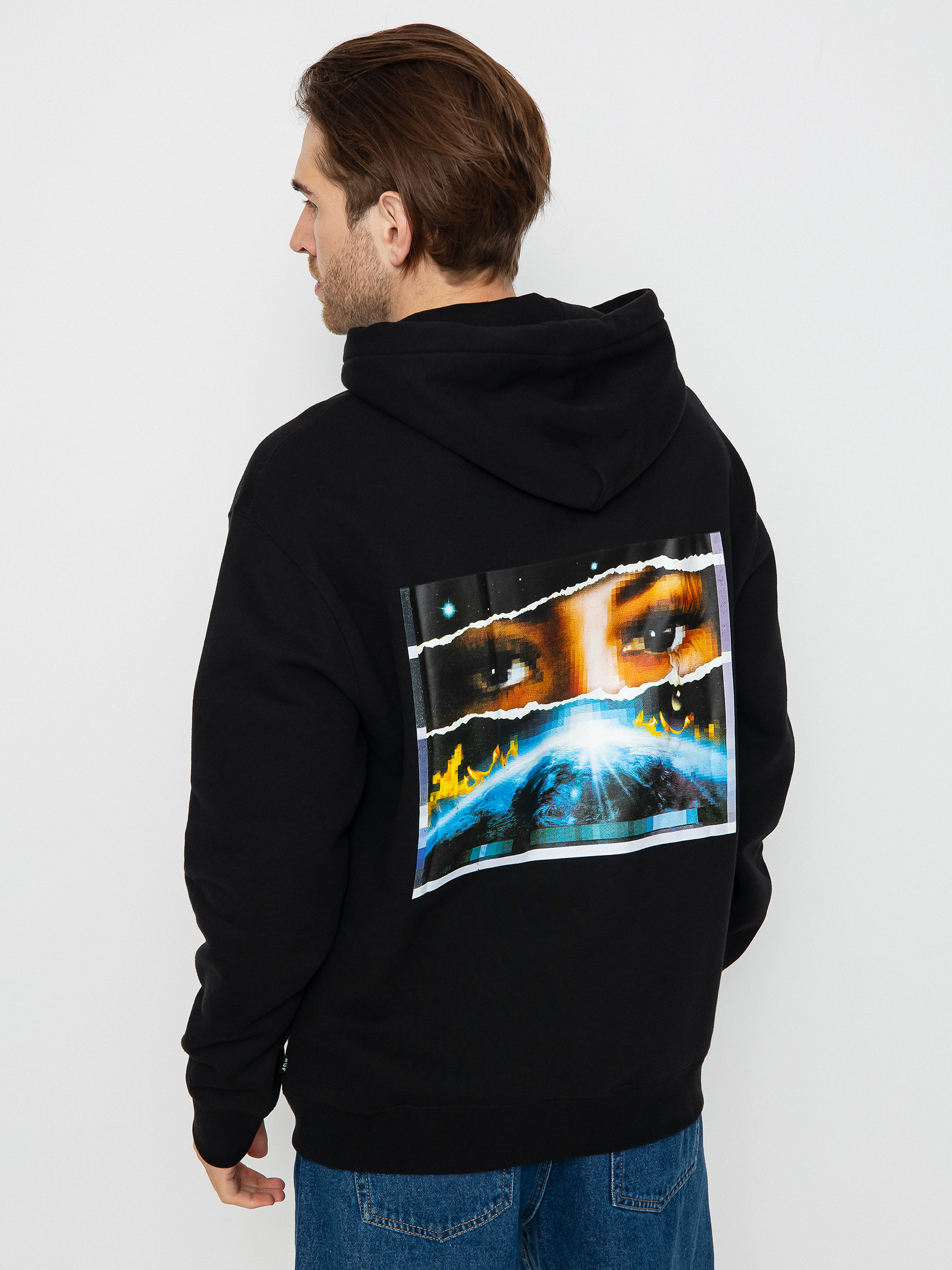 HUF Digital Domain HD Hoodie (black)