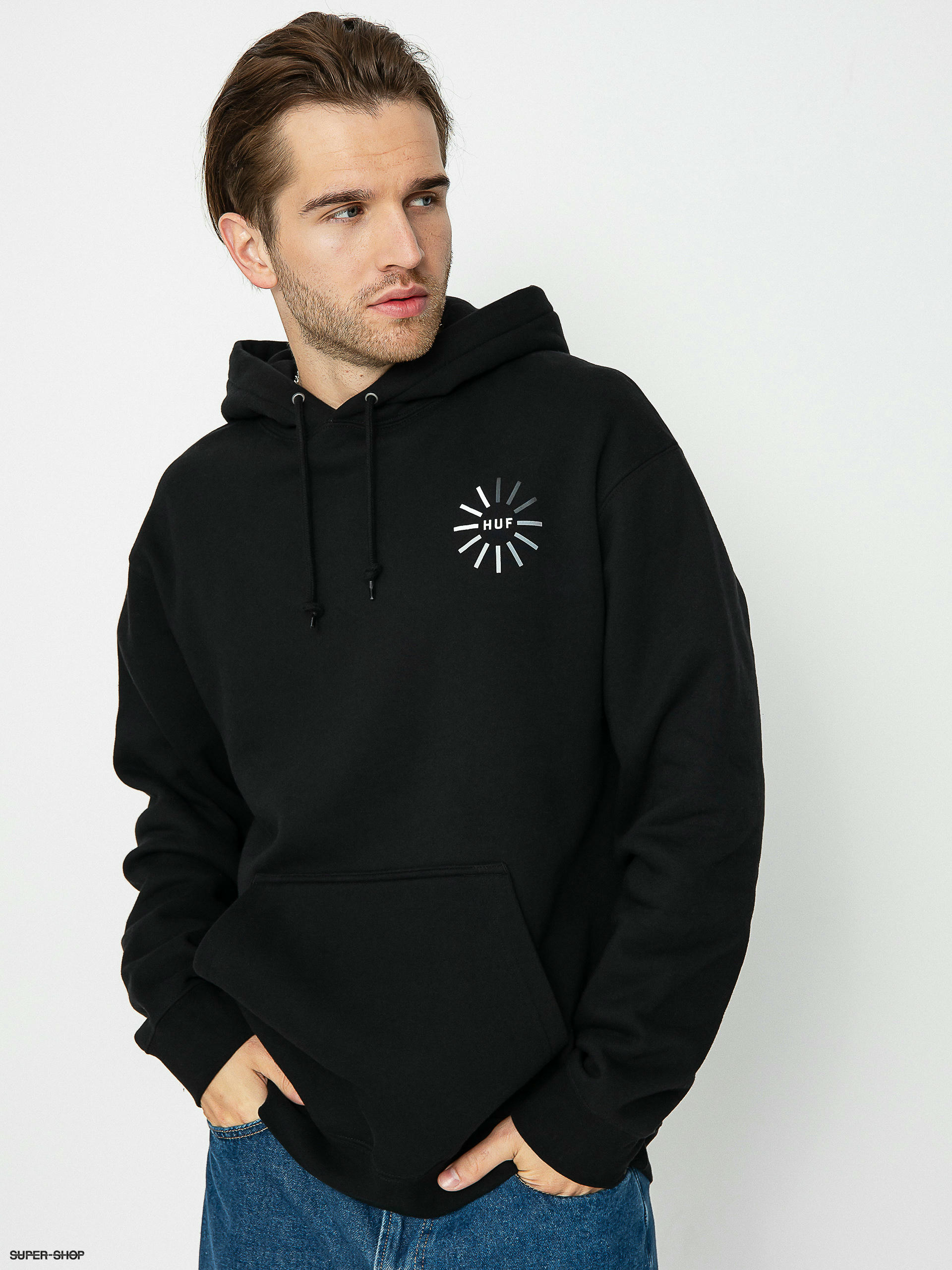 HUF Digital Domain HD Hoodie (black)