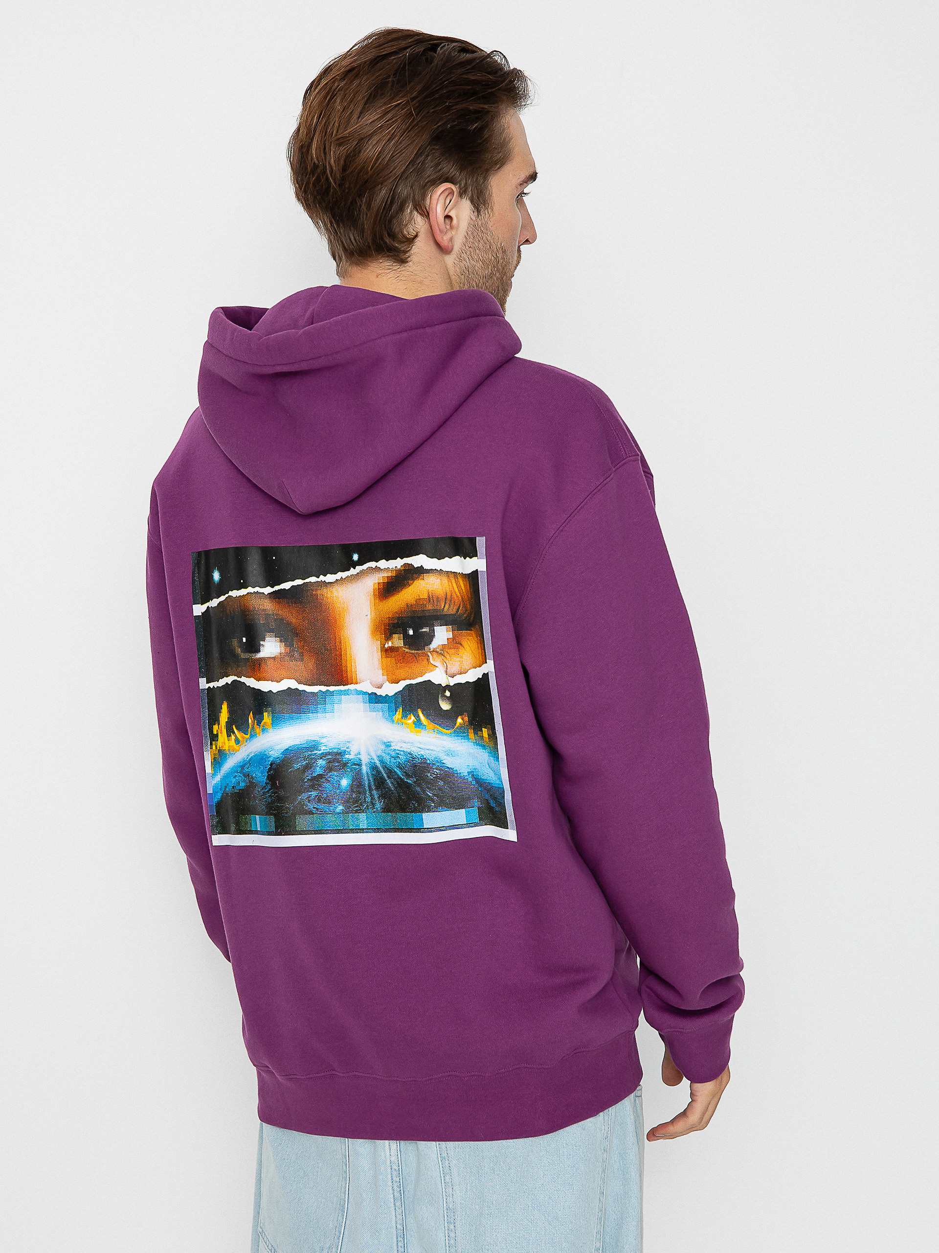 HUF Digital Domain HD Hoodie (grape)