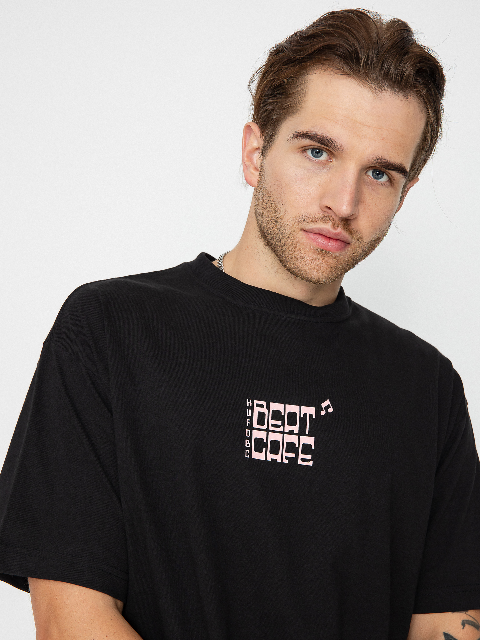 HUF Beat Cafe T-shirt (black)