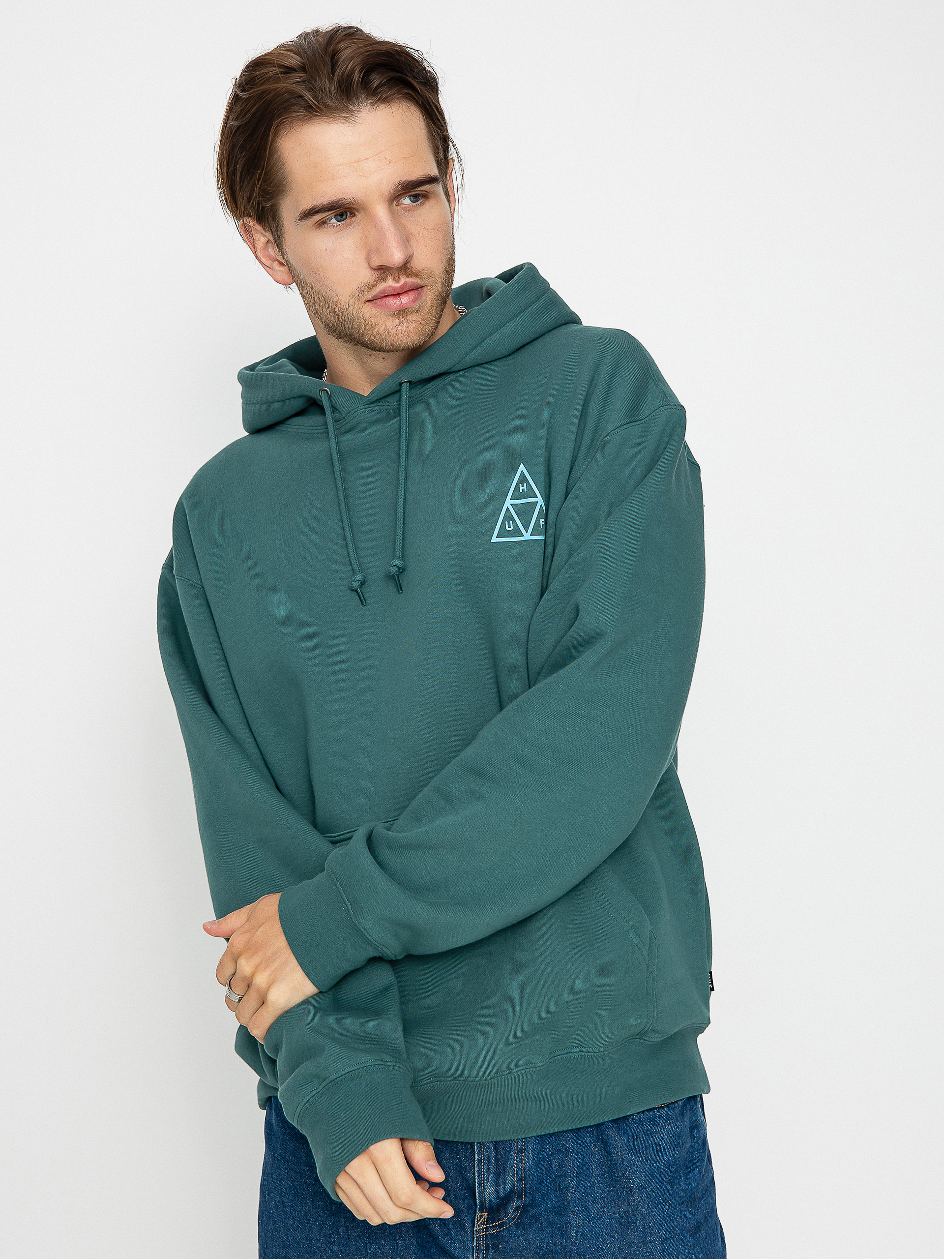 HUF Triple Triangle HD Hoodie (pine)