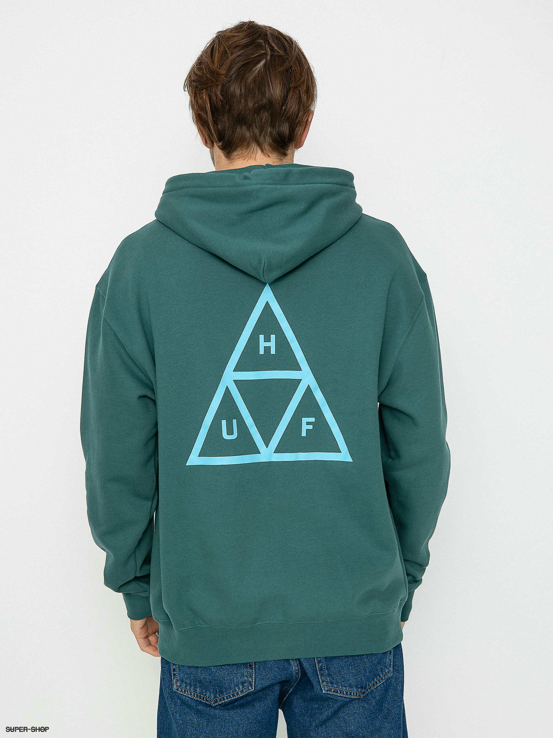 Huf triple 2025 triangle hoodie