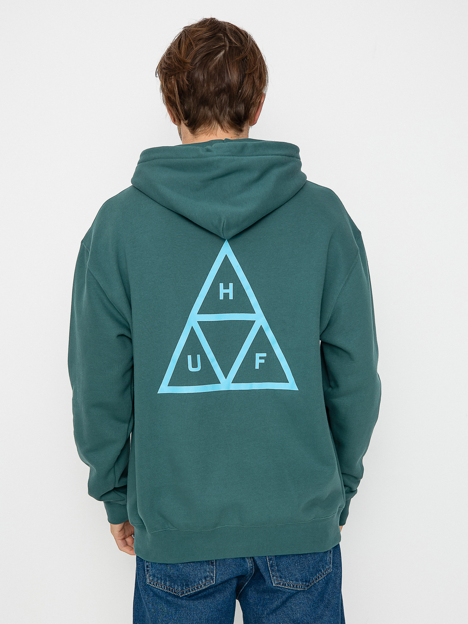 HUF Triple Triangle HD Hoodie (pine)