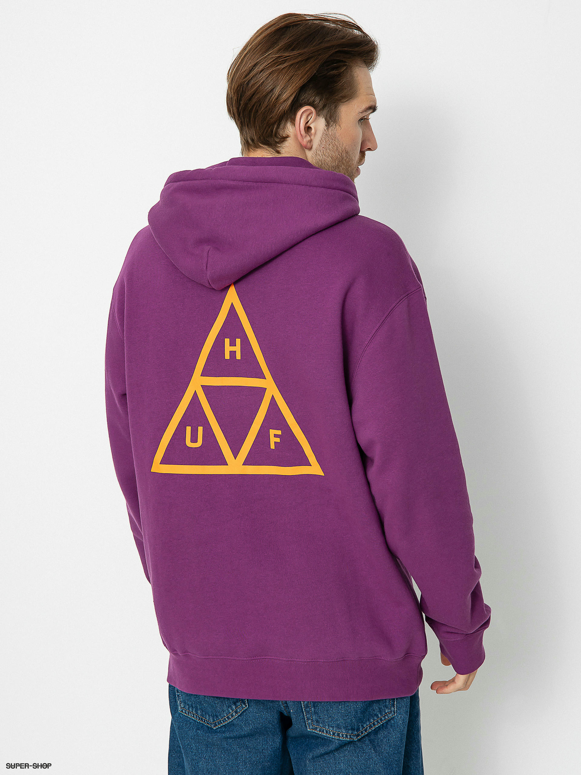 HUF Triple Triangle HD Hoodie (heather grey)