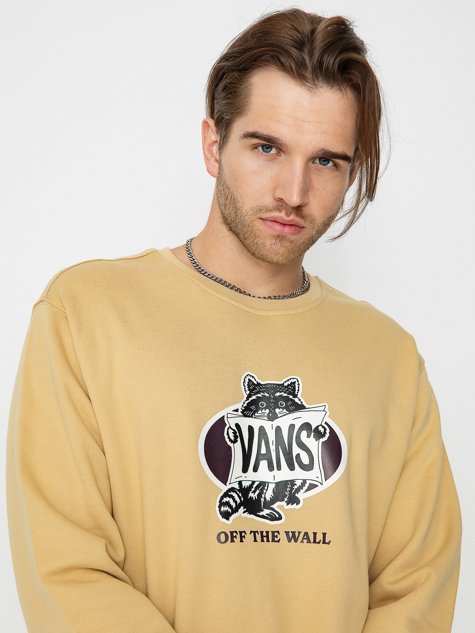 Vans off the deals wall crew neck sweatshirt