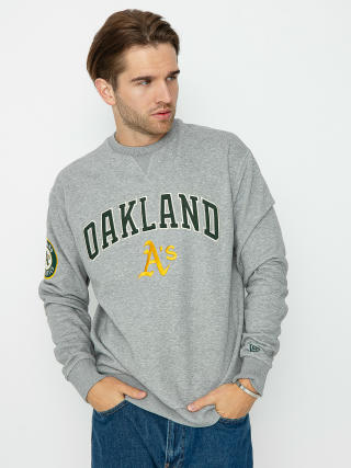 New Era MLB Oakland Atheltics Sweatshirt (heather grey/dark green)