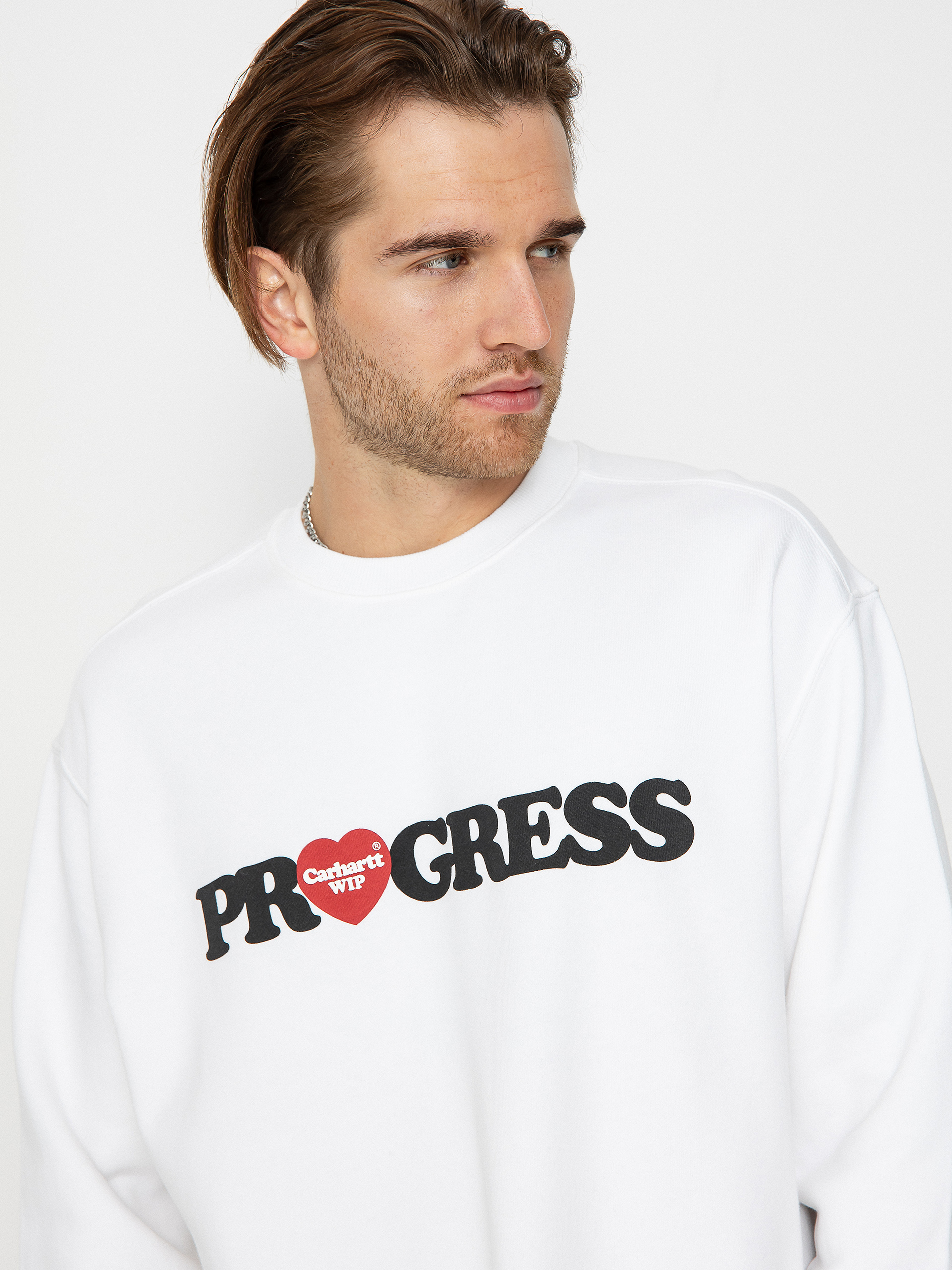 Carhartt WIP I Heart Progress Sweatshirt (white)