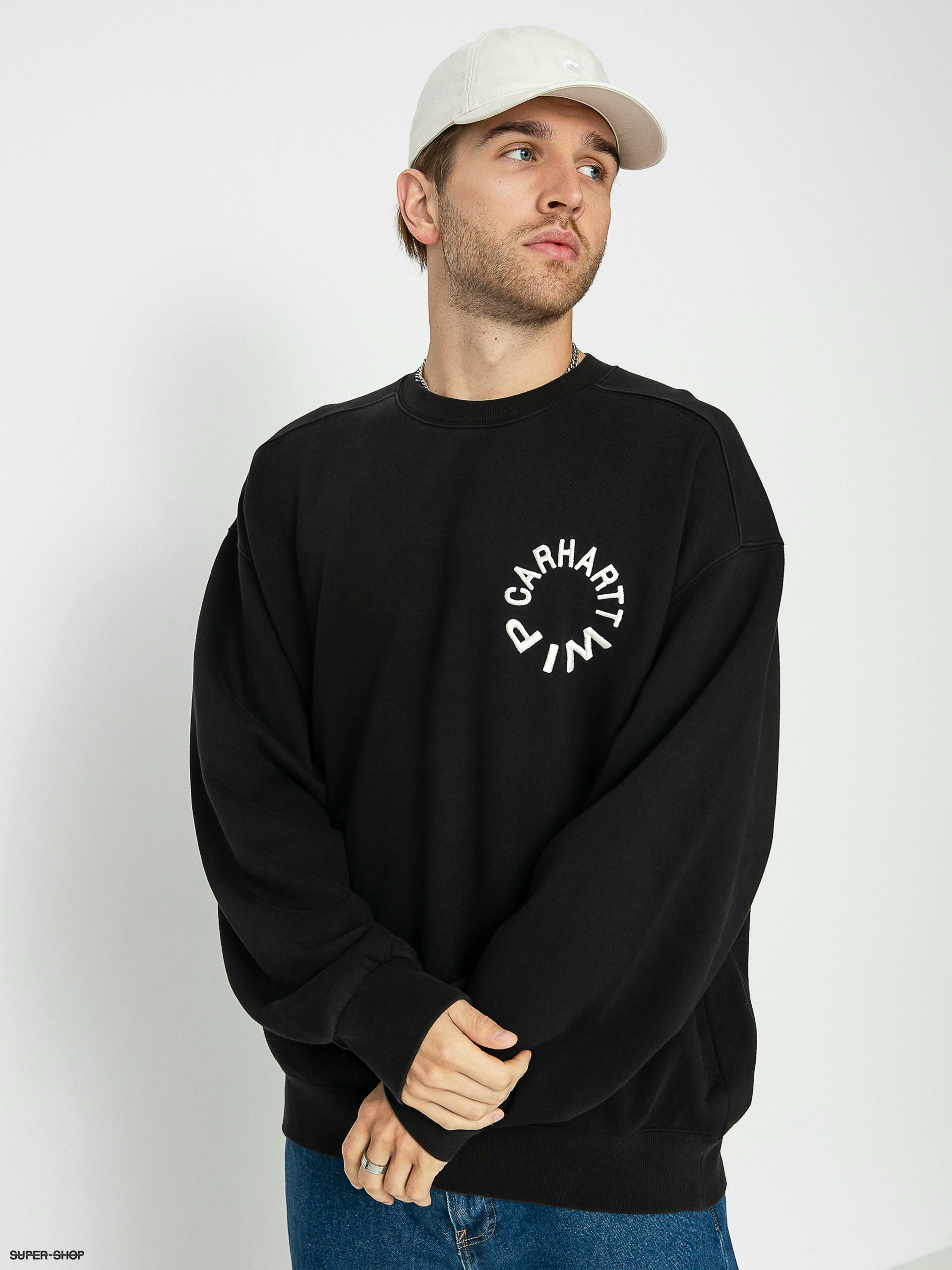 Carhartt WIP Work Varsity Sweatshirt (black/wax)