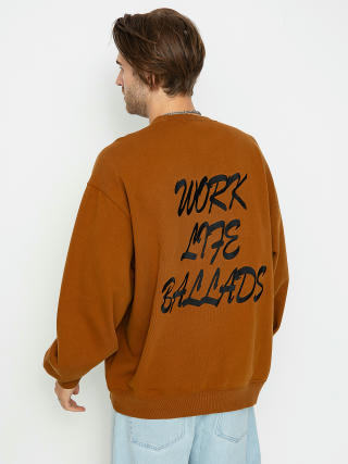 Carhartt WIP Work Varsity Sweatshirt (deep h brown/black)