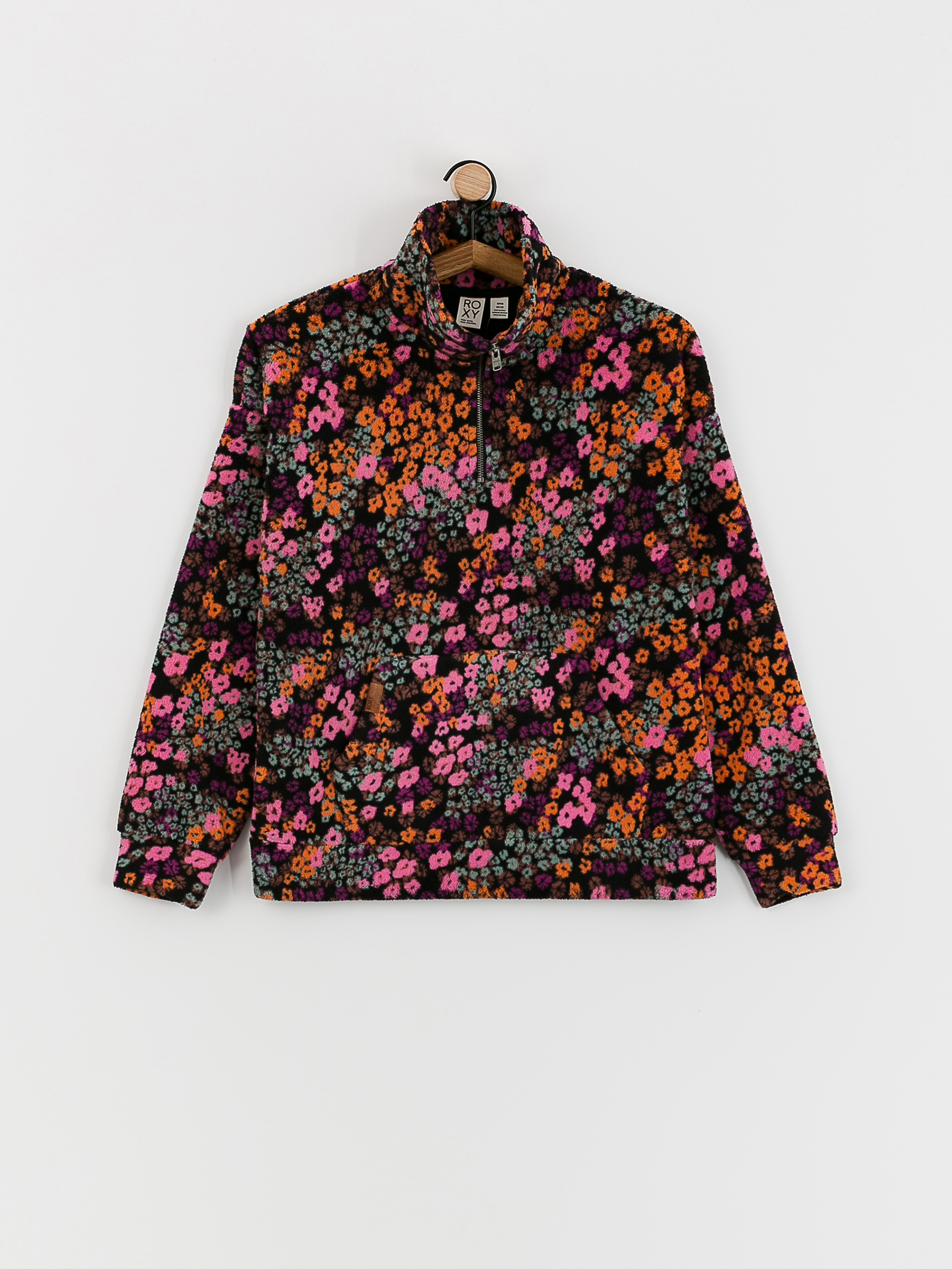 Roxy Live Out Loud Fleece Wmn - multicolor (anthracite floral da)