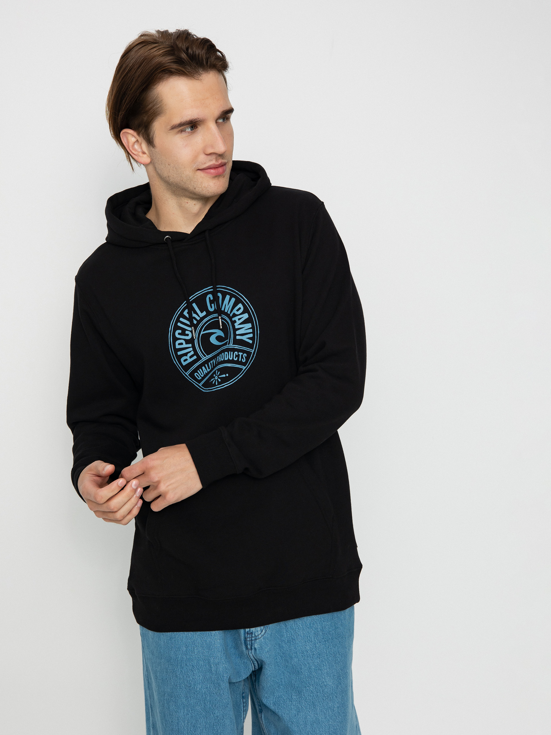 Rip curl black online hoodie