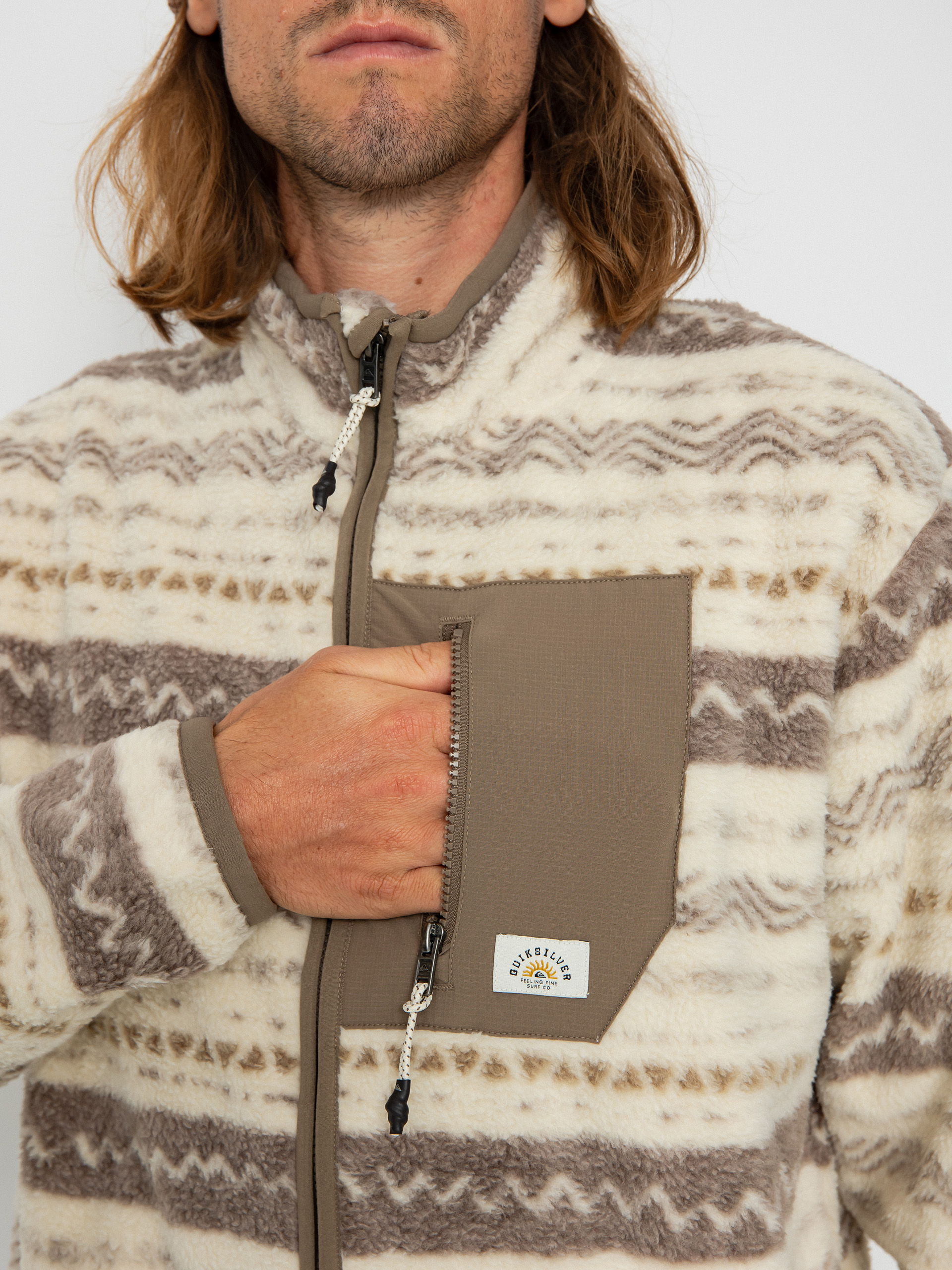 Mens Quiksilver Clean Coasts Fleece  (birchplayamesa)