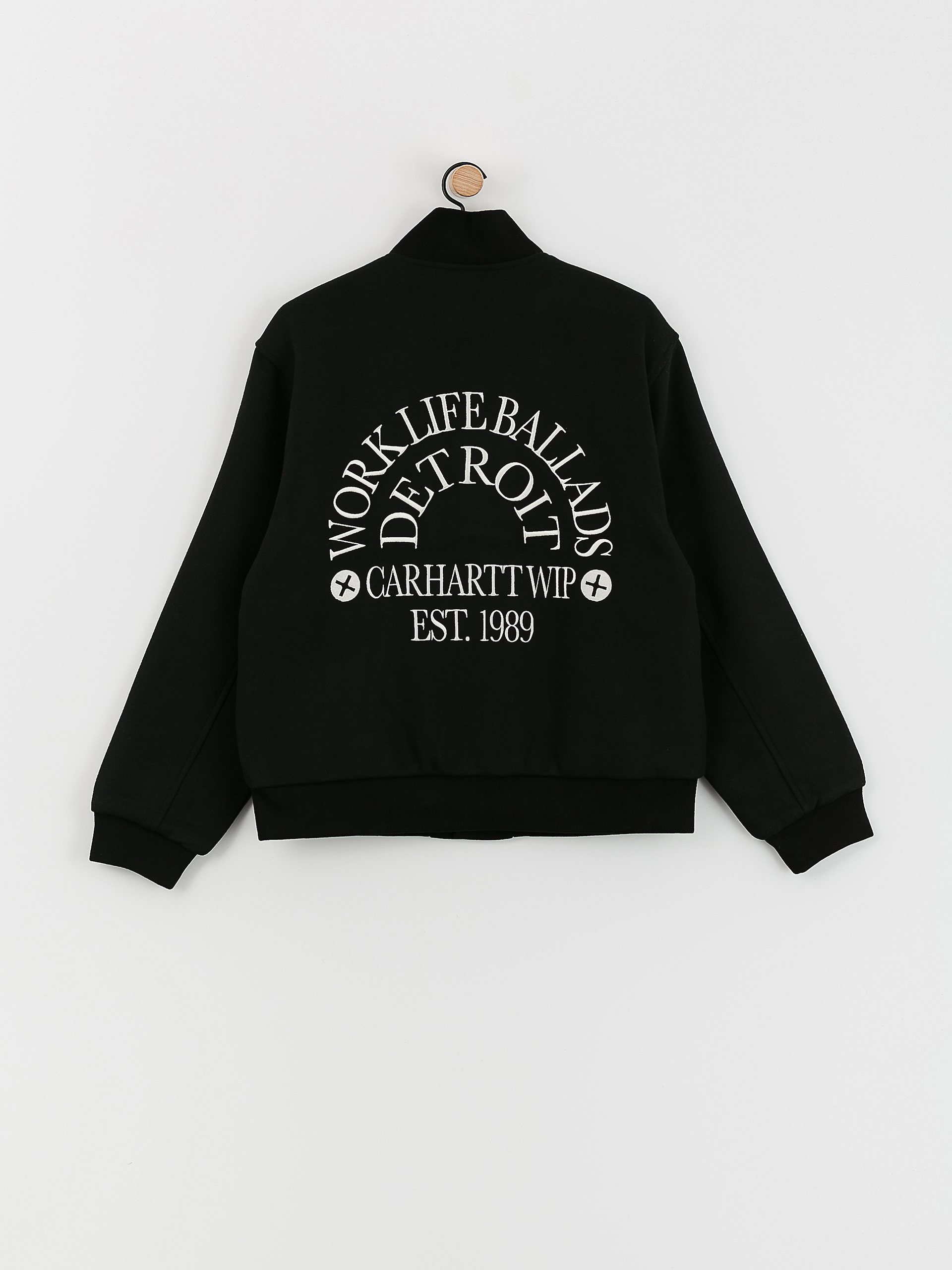 Carhartt WIP Work Varsity Bomber Jacket (black)